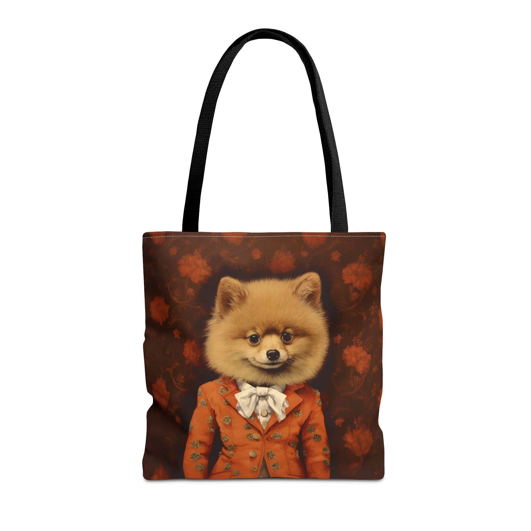 Pomeranian Autumn-Chic Tote Bag with Vintage Elegance - Darwin & Rose