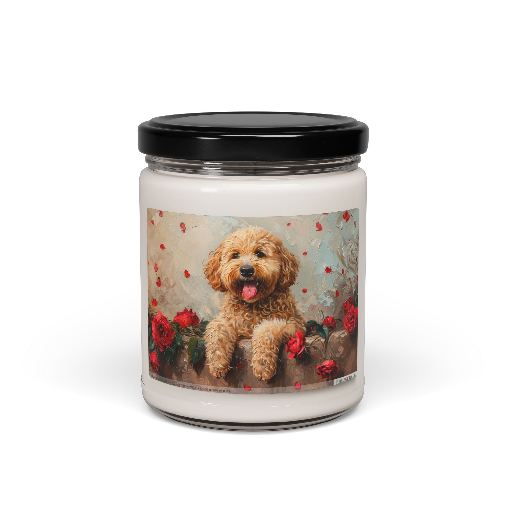 Golden Doodle Love Candle - Vintage Soy Gift for Dog Lovers - Darwin & Rose
