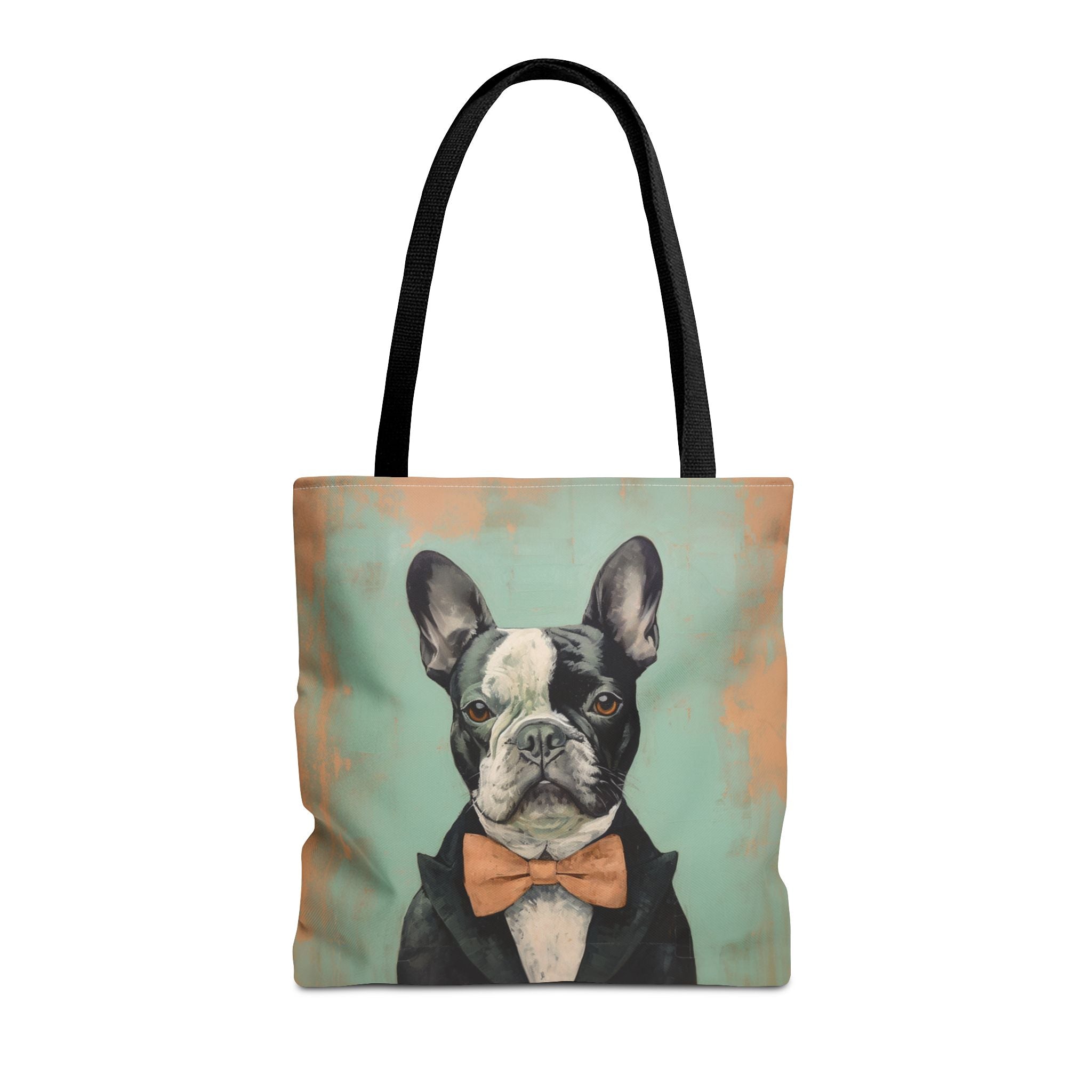French Bulldog Canvas Tote Bag - Chic Art Design for Dog Lovers - Darwin & Rose