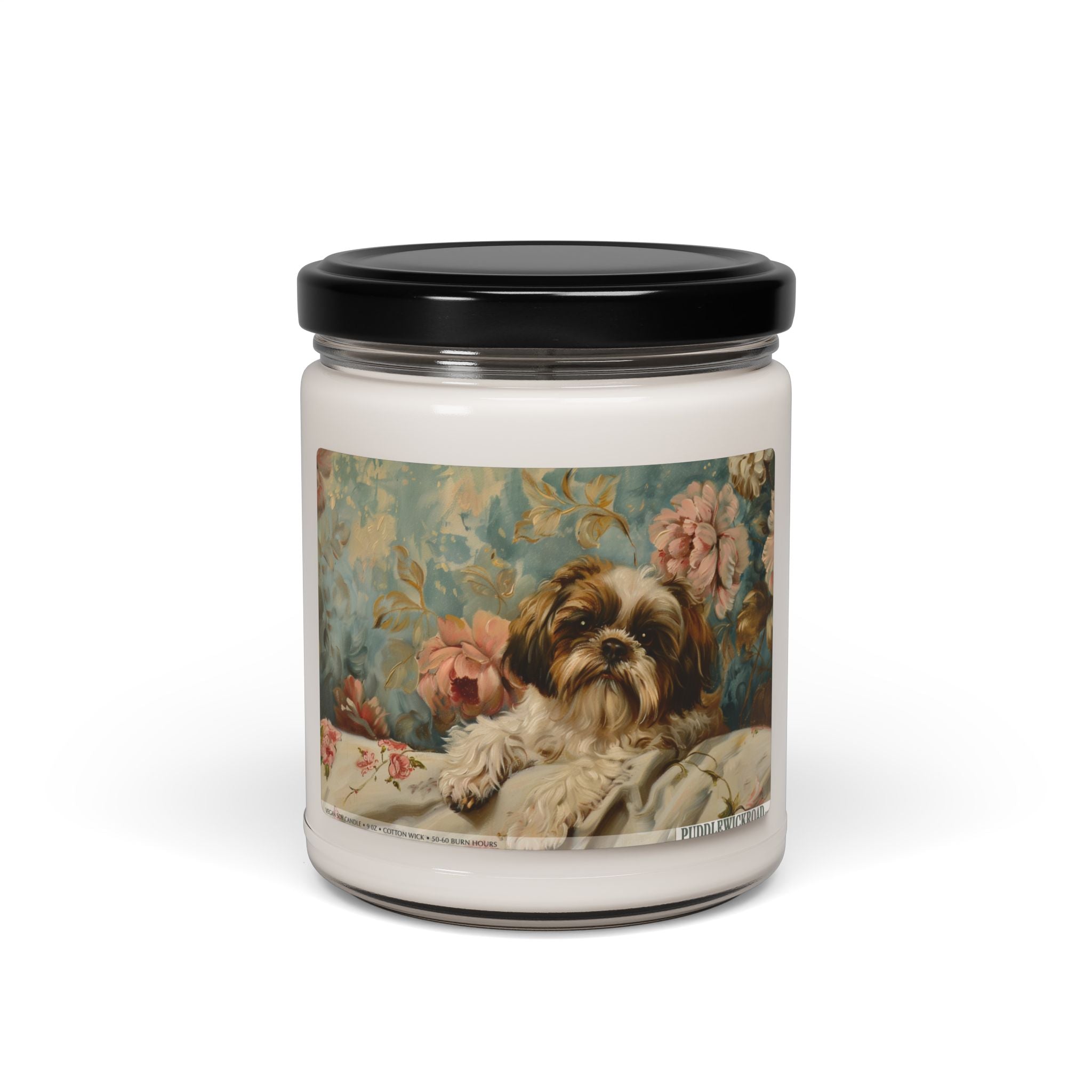 Shih Tzu Elegance Vintage Candle - Delightful Dog Lover Gift - Darwin & Rose