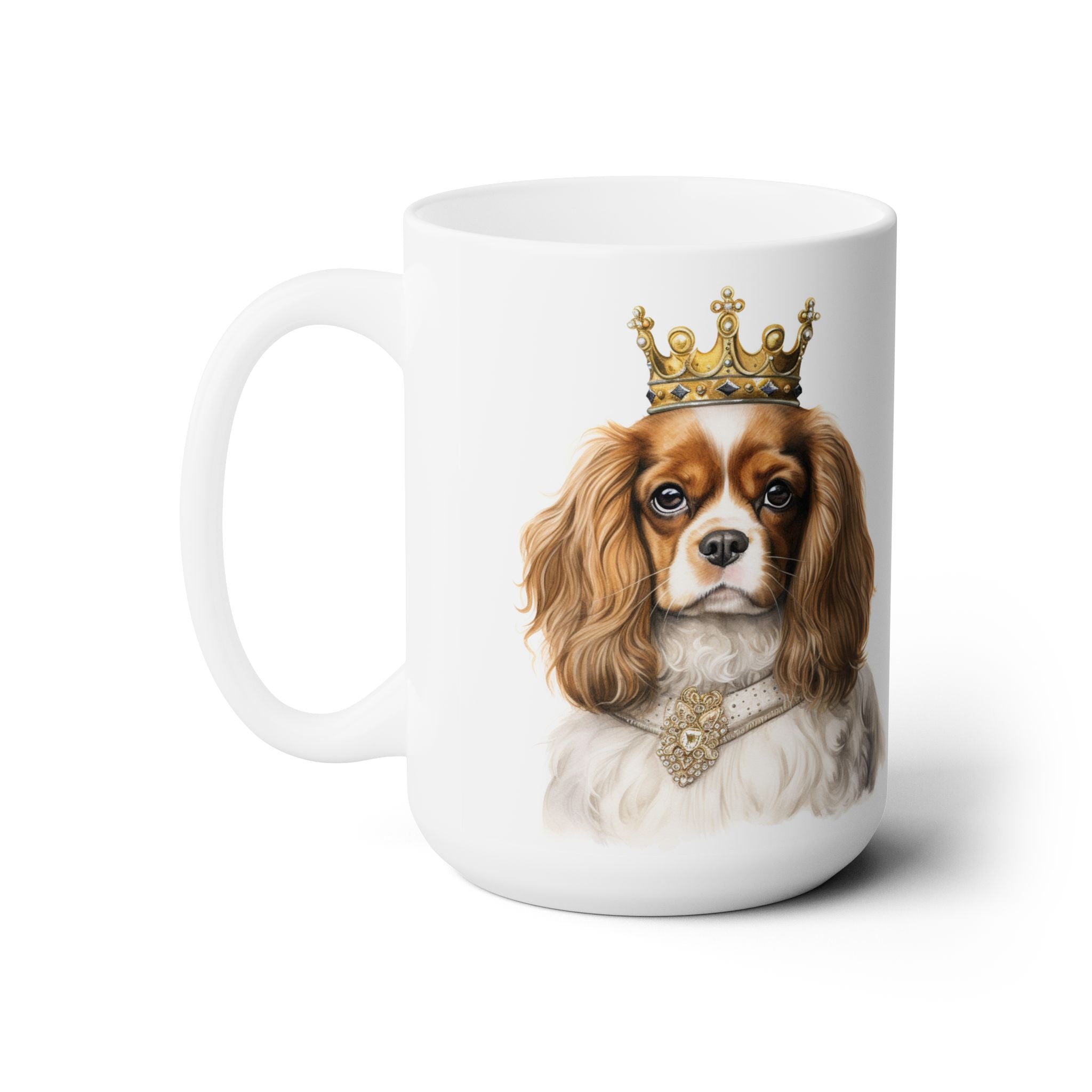 Cavalier King Charles Spaniel Royalty Mug - Elegant Dog Lover Gift - Darwin & Rose