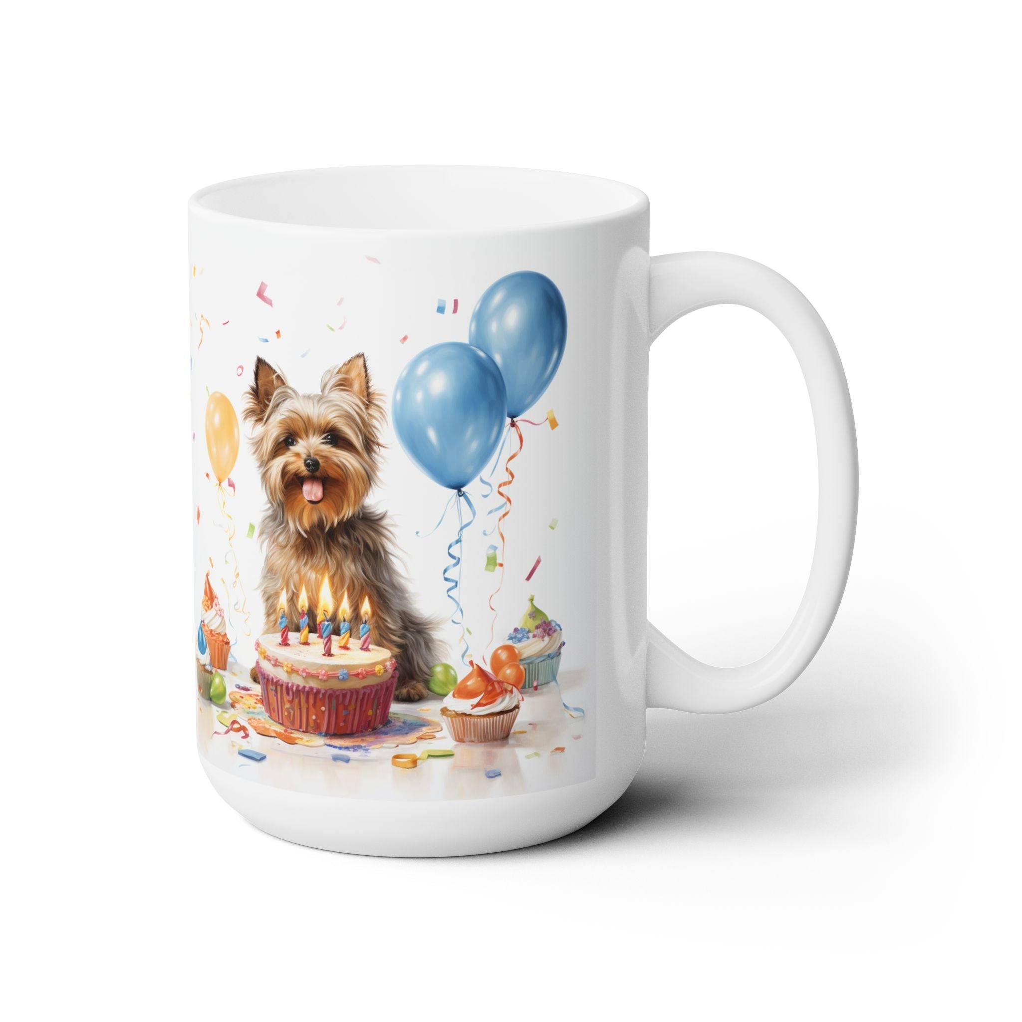 Yorkie Birthday Celebration Coffee Mug - Perfect Gift for Dog Lovers - Darwin & Rose