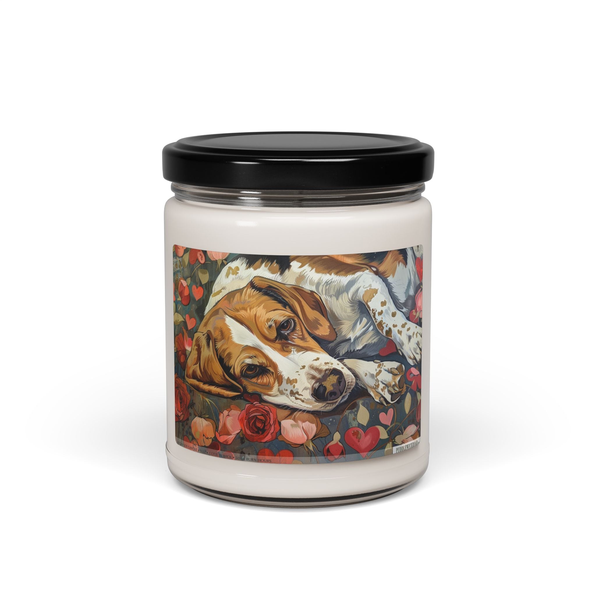 Beagle Love Vintage Candle - Soy Gift for Dog Moms & Pet Lovers - Darwin & Rose