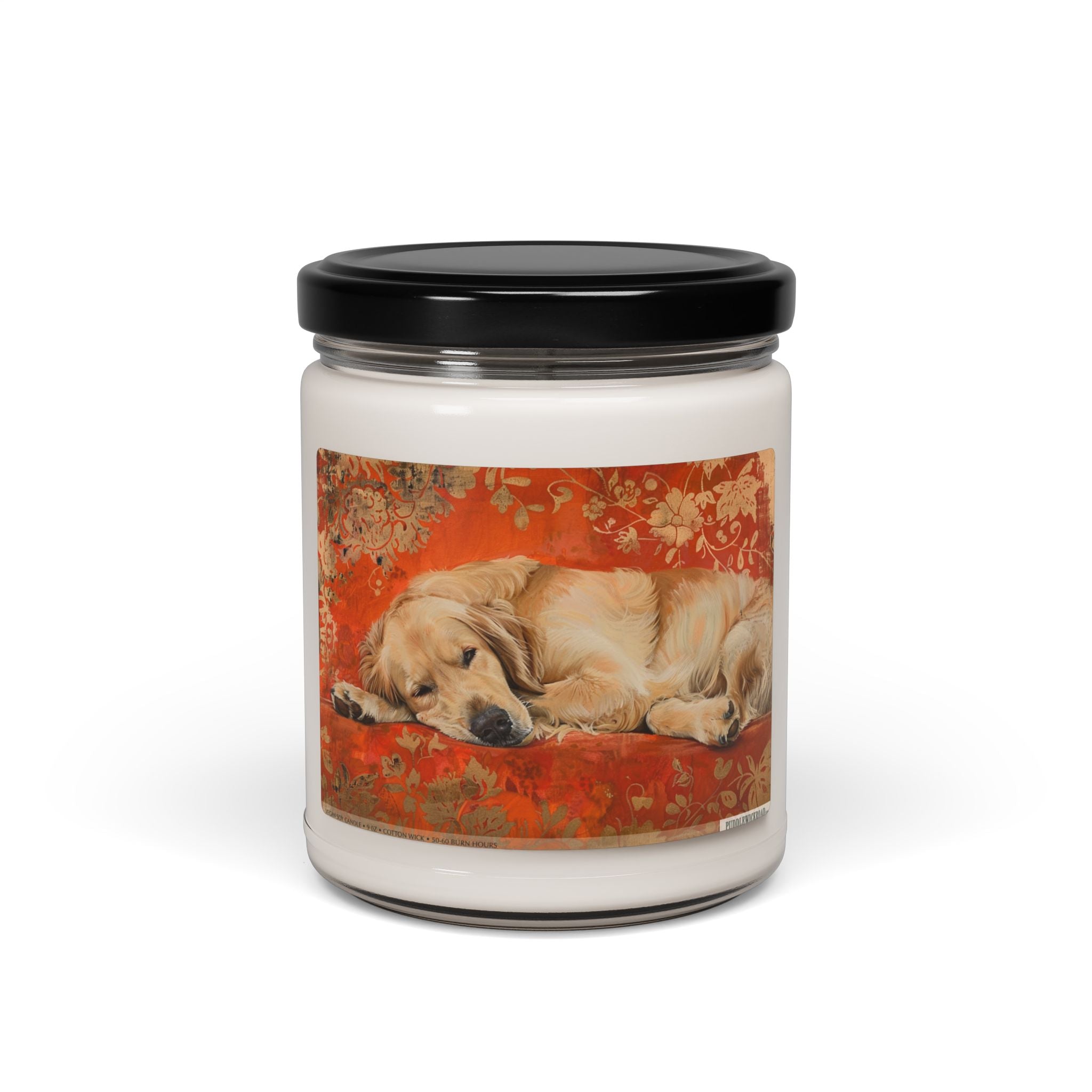 Golden Retriever Memorial Candle - Cozy Soy Gift for Dog Lovers - Darwin & Rose