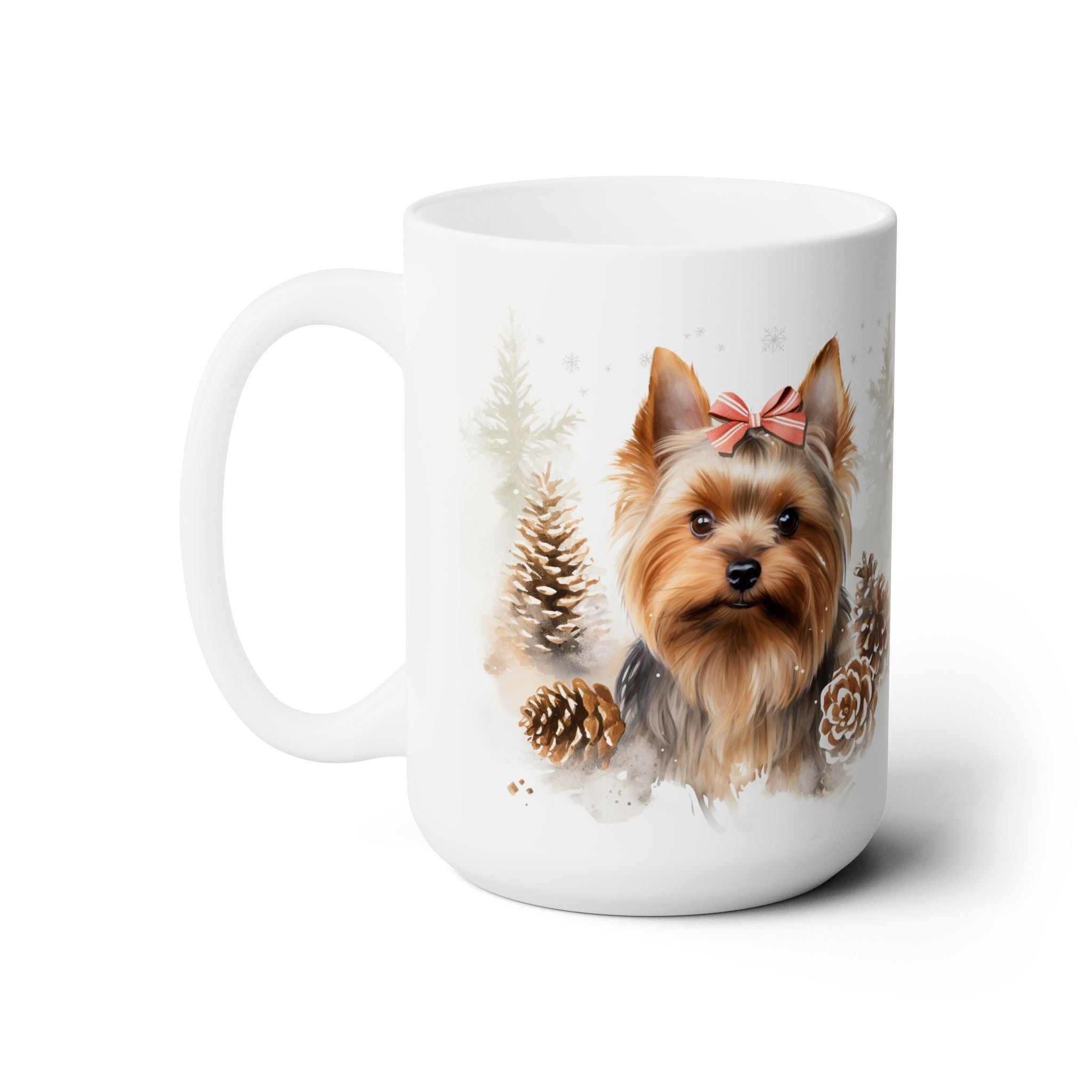Yorkie Winter Wonderland Mug - Yorkshire Terrier Gift for Dog Lovers - Darwin & Rose