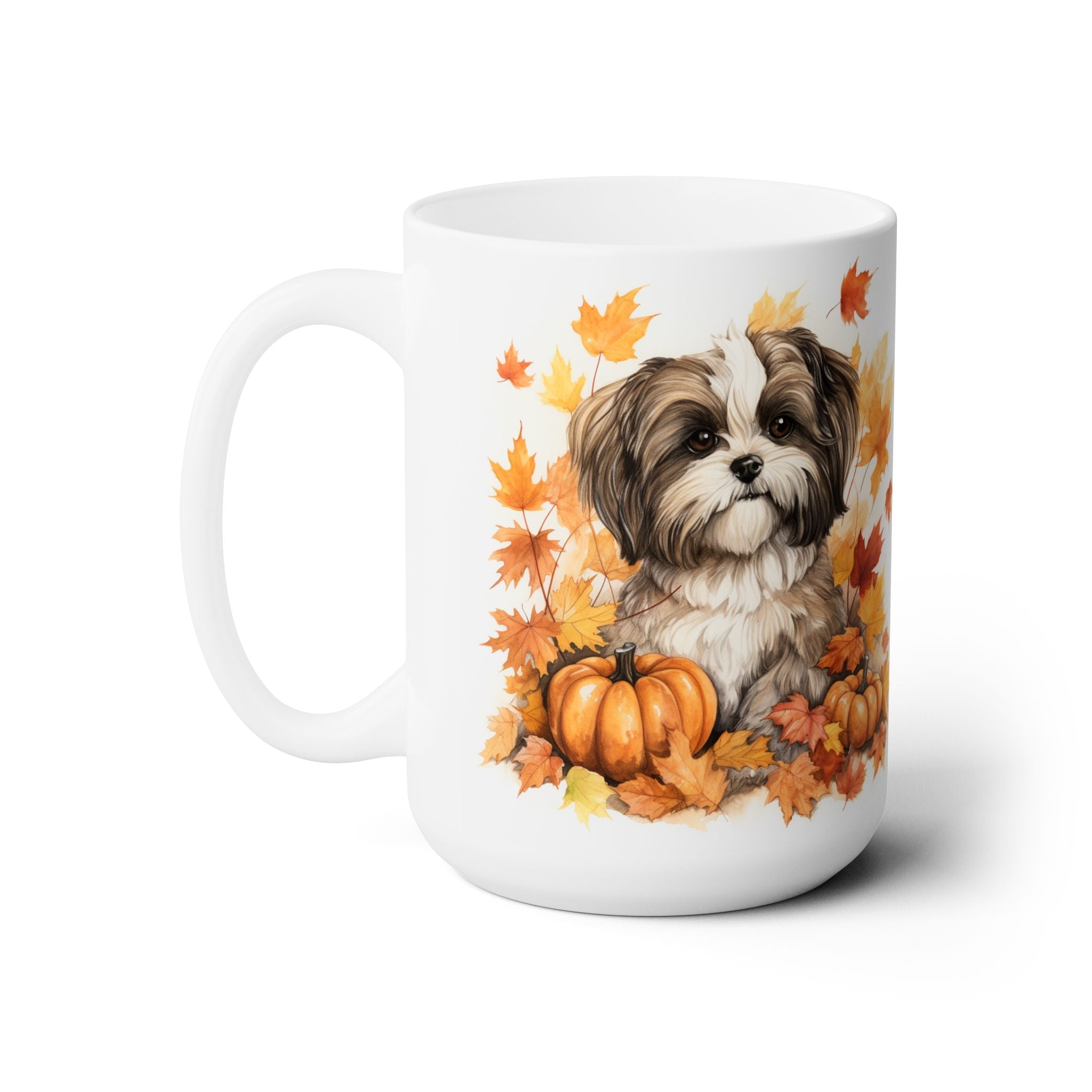 Shih Tzu Fall Harvest Mug - Perfect for Dog Lovers & Autumn Vibes - Darwin & Rose