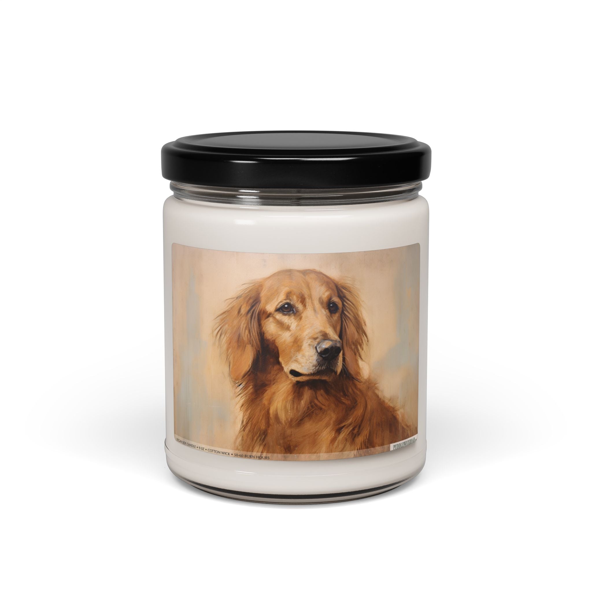 Golden Retriever Tribute Candle - Cozy Gift for Dog Lovers - Darwin & Rose