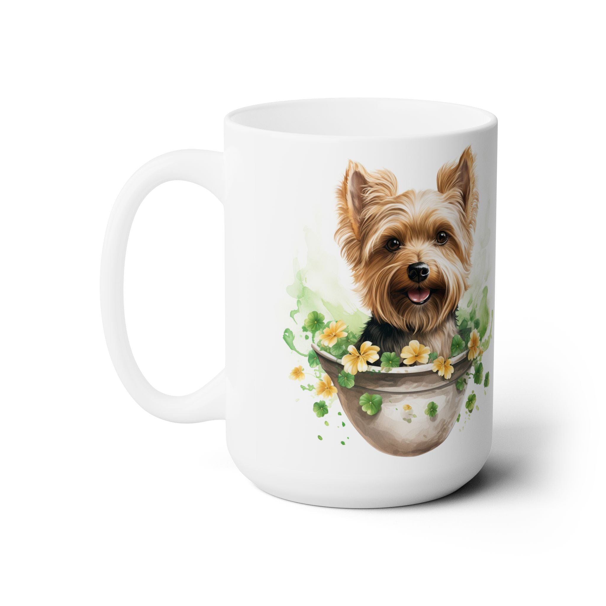 Yorkshire Terrier St. Patrick's Day Coffee Mug - Yorkie Lover Gift - Darwin & Rose