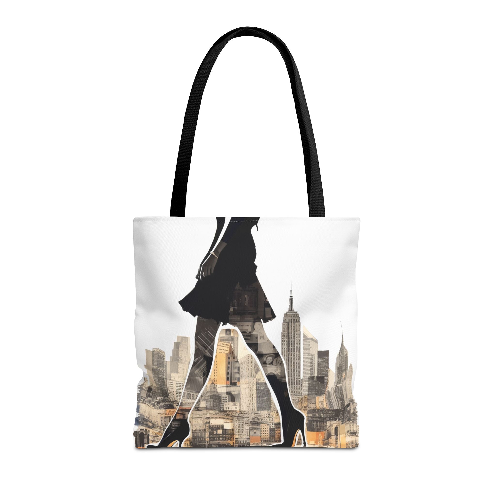 Chic City Skyline Tote Bag with Modern Fashion Silhouette - Darwin & Rose