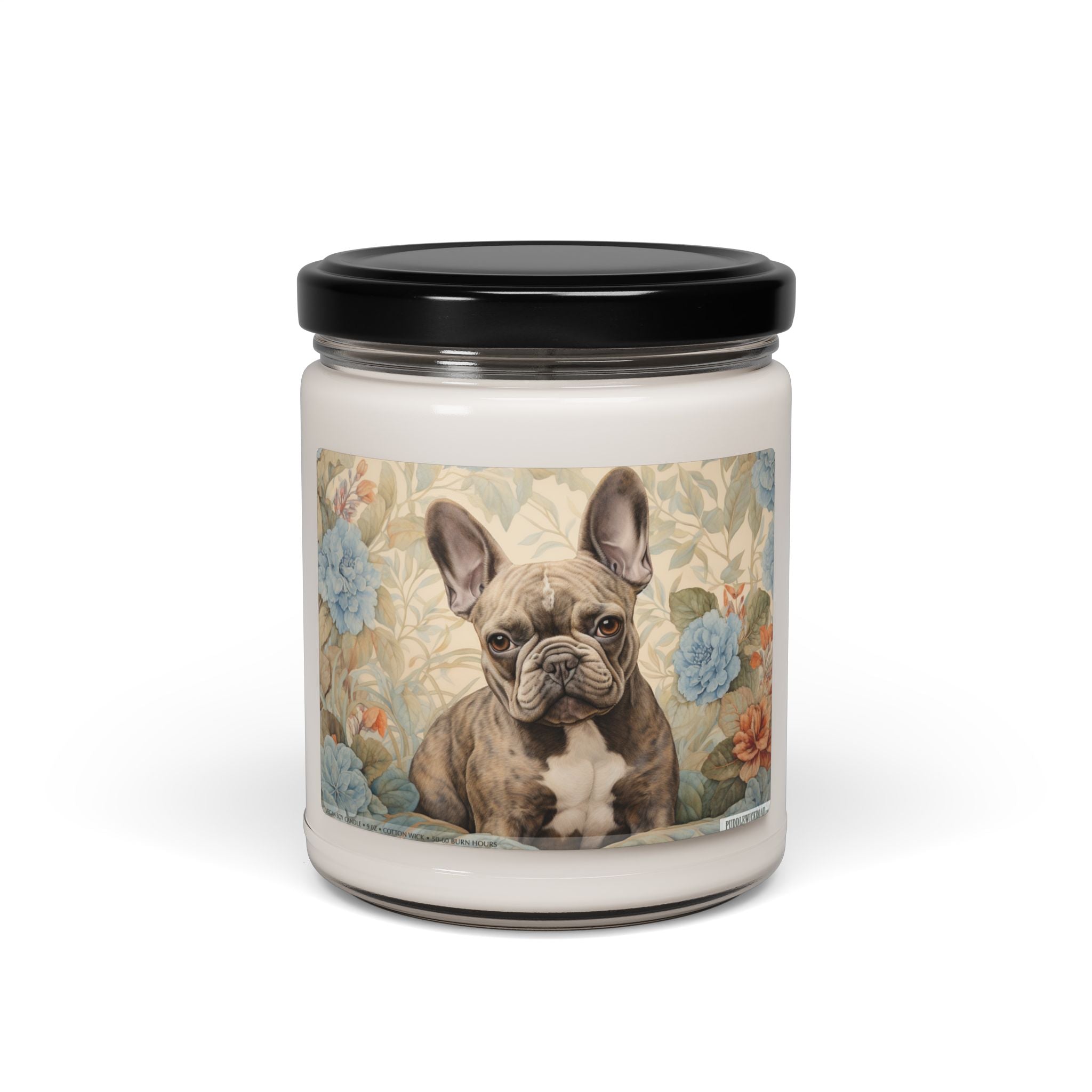 French Bulldog Vintage Soy Candle - Adorable Pet Lover's Gift - Darwin & Rose