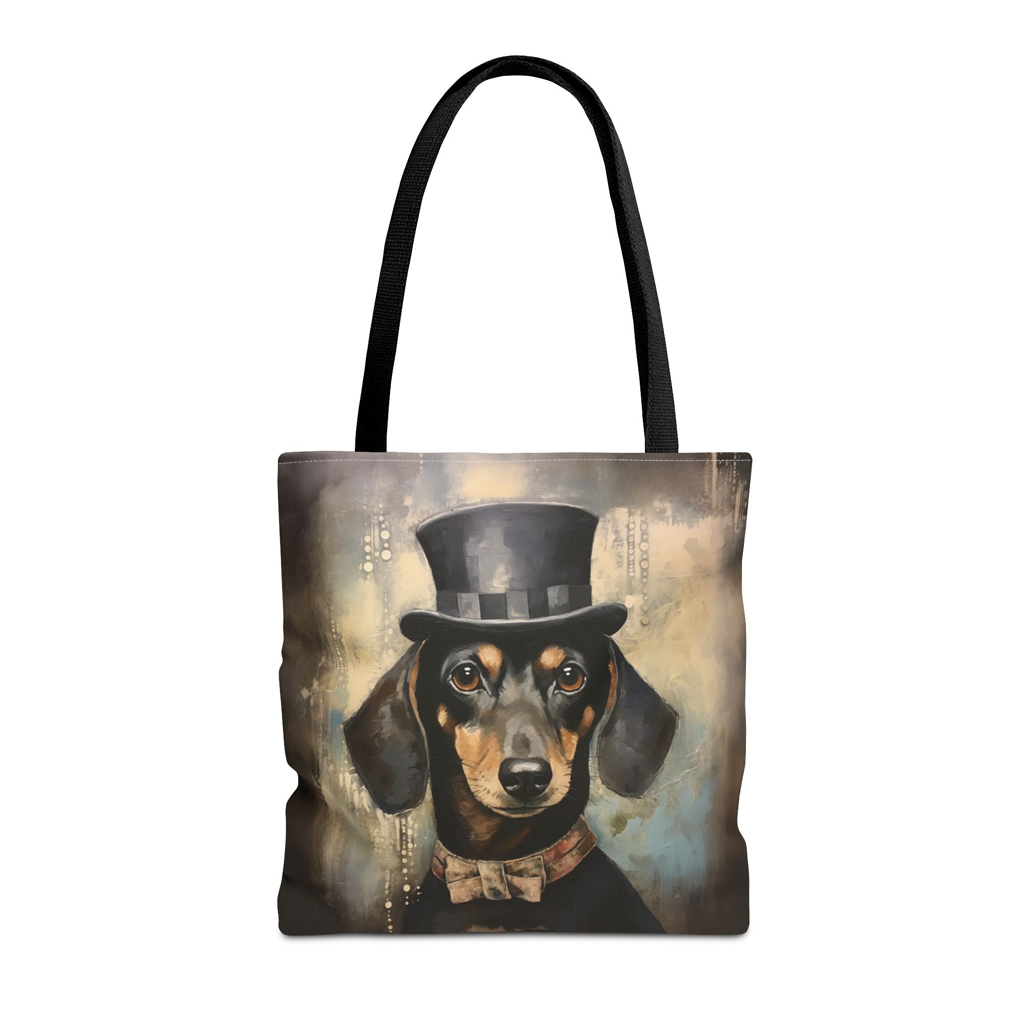 Dapper Dachshund Canvas Tote Bag - Chic and Eco-Friendly Design - Darwin & Rose
