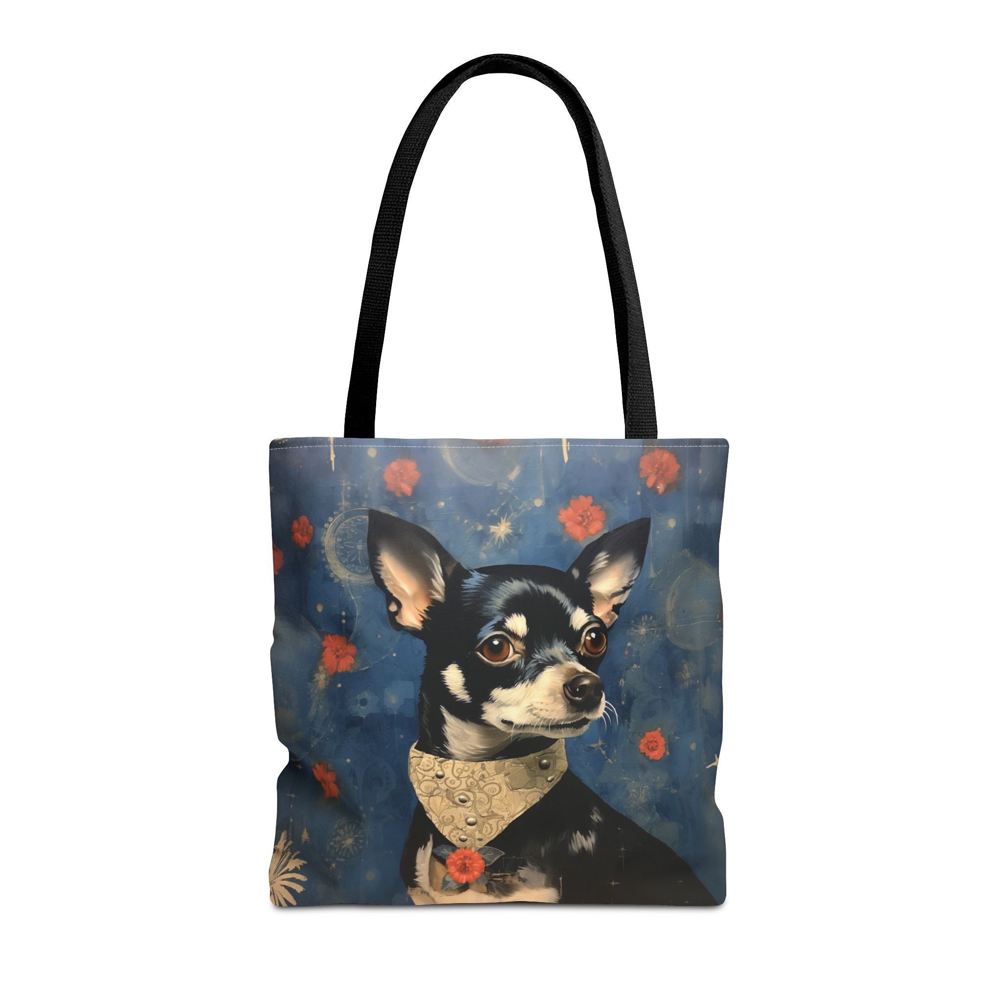 Chihuahua Galaxy Bloom Tote Bag, Artistic Eco-Friendly Market Bag for Dog Lovers - Darwin & Rose