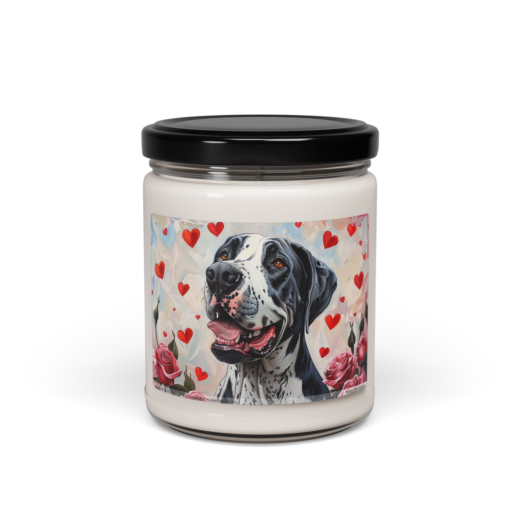 Great Dane Love Candle - Heartfelt Gift for Dog Dads & Pet Lovers - Darwin & Rose