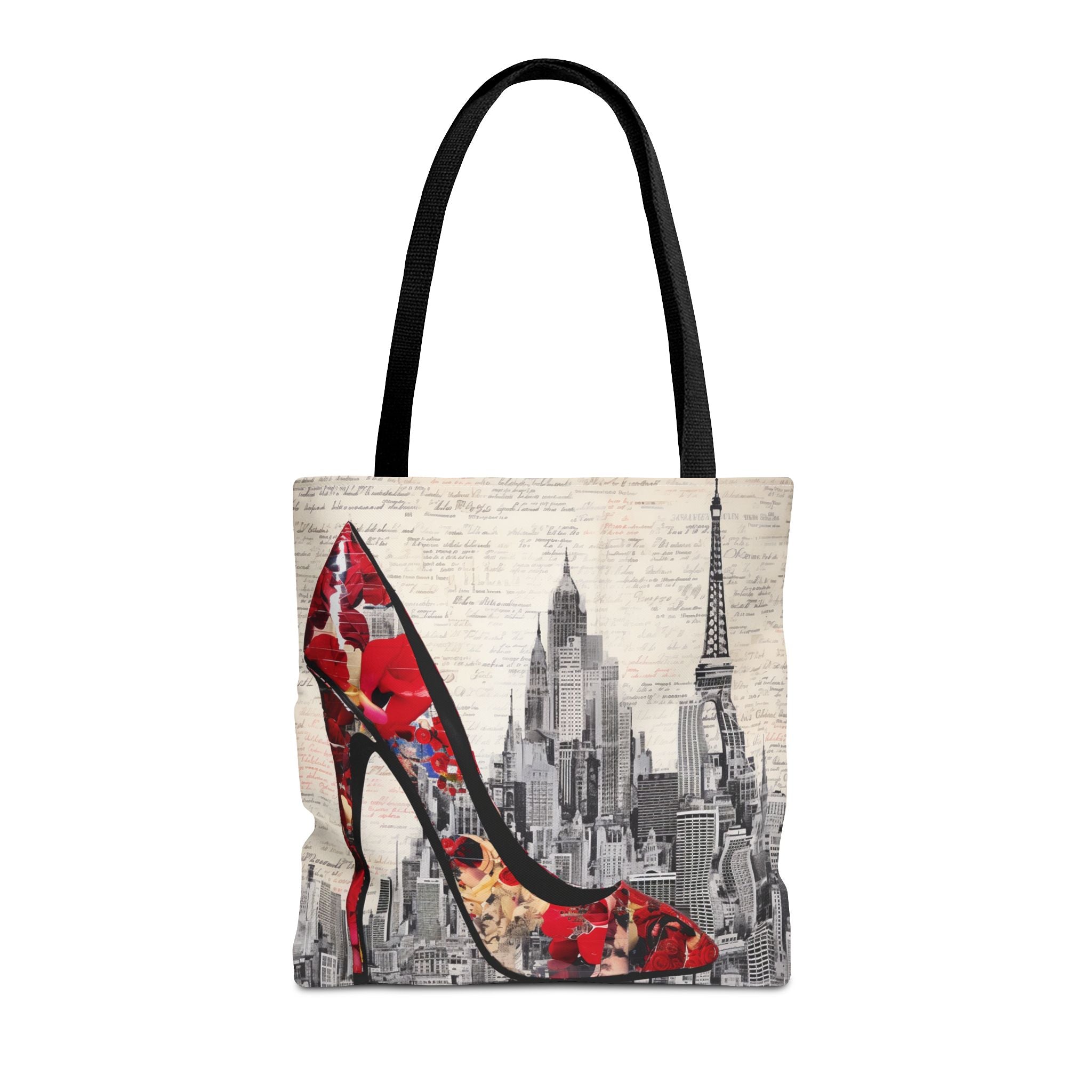 City Chic Stiletto Tote Bag, Stylish Canvas Handbag for Work & Market - Darwin & Rose