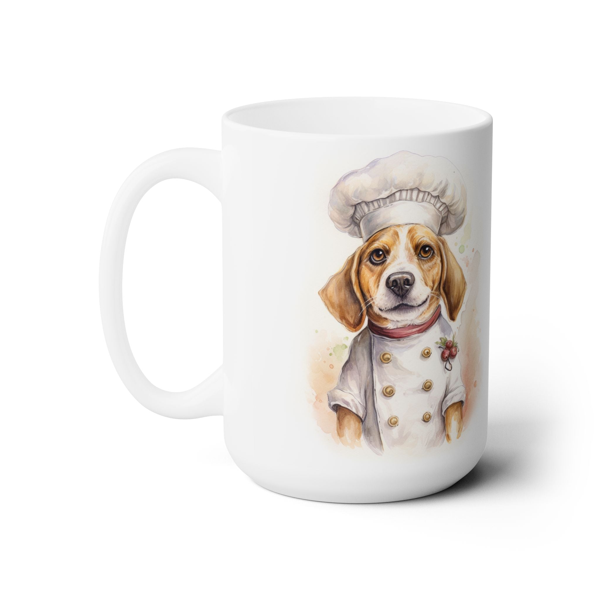 Beagle Chef Coffee Mug - Cute Dog Lover Gift for Beagle Moms - Darwin & Rose