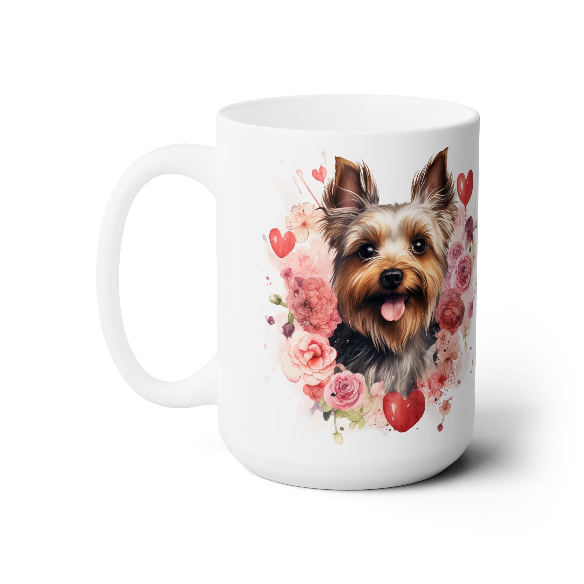 Yorkie Love Mug - Yorkshire Terrier Gift for Dog Lovers, Valentine's Cup - Darwin & Rose