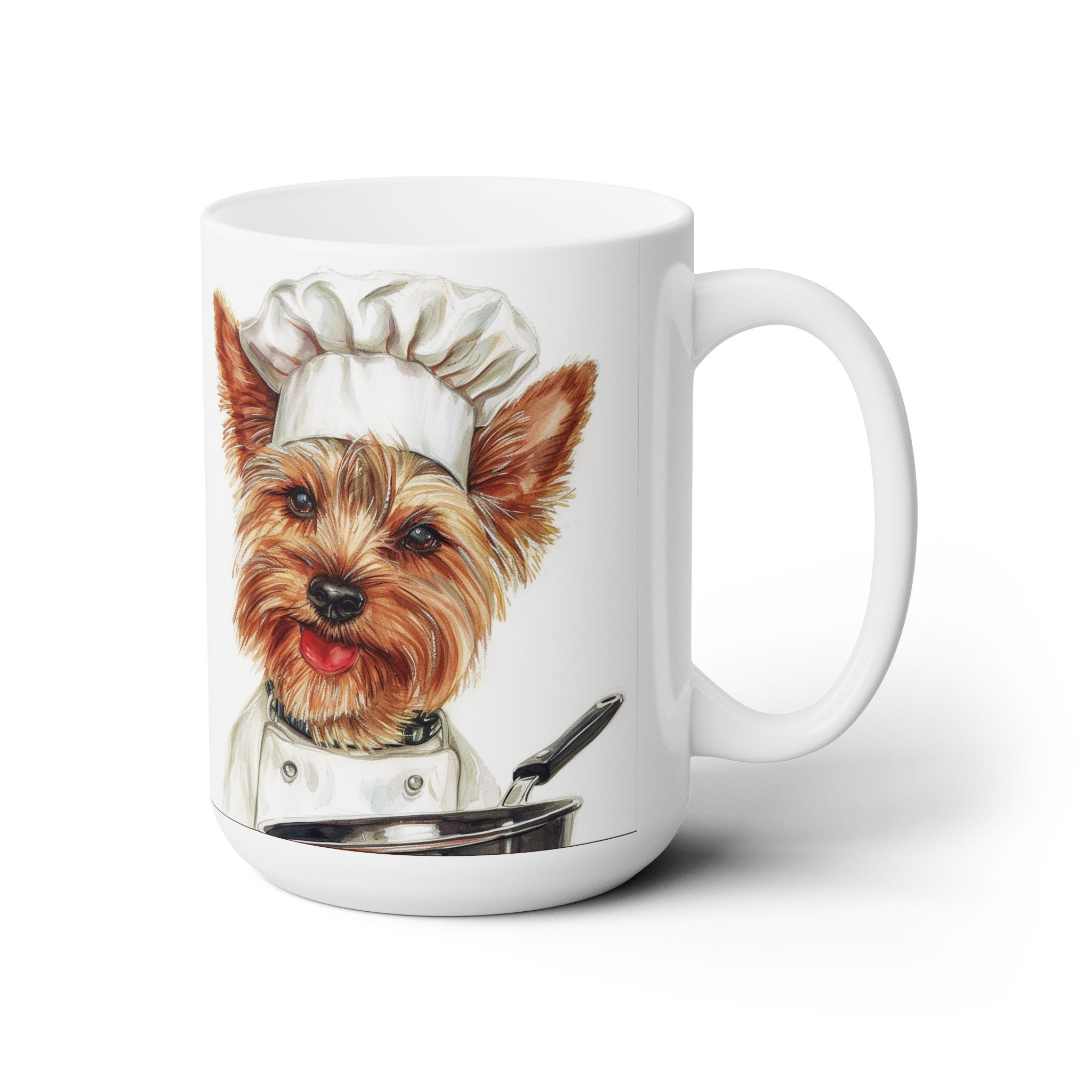 Yorkie Chef Mug - Adorable Yorkshire Terrier Coffee Cup Gift - Darwin & Rose