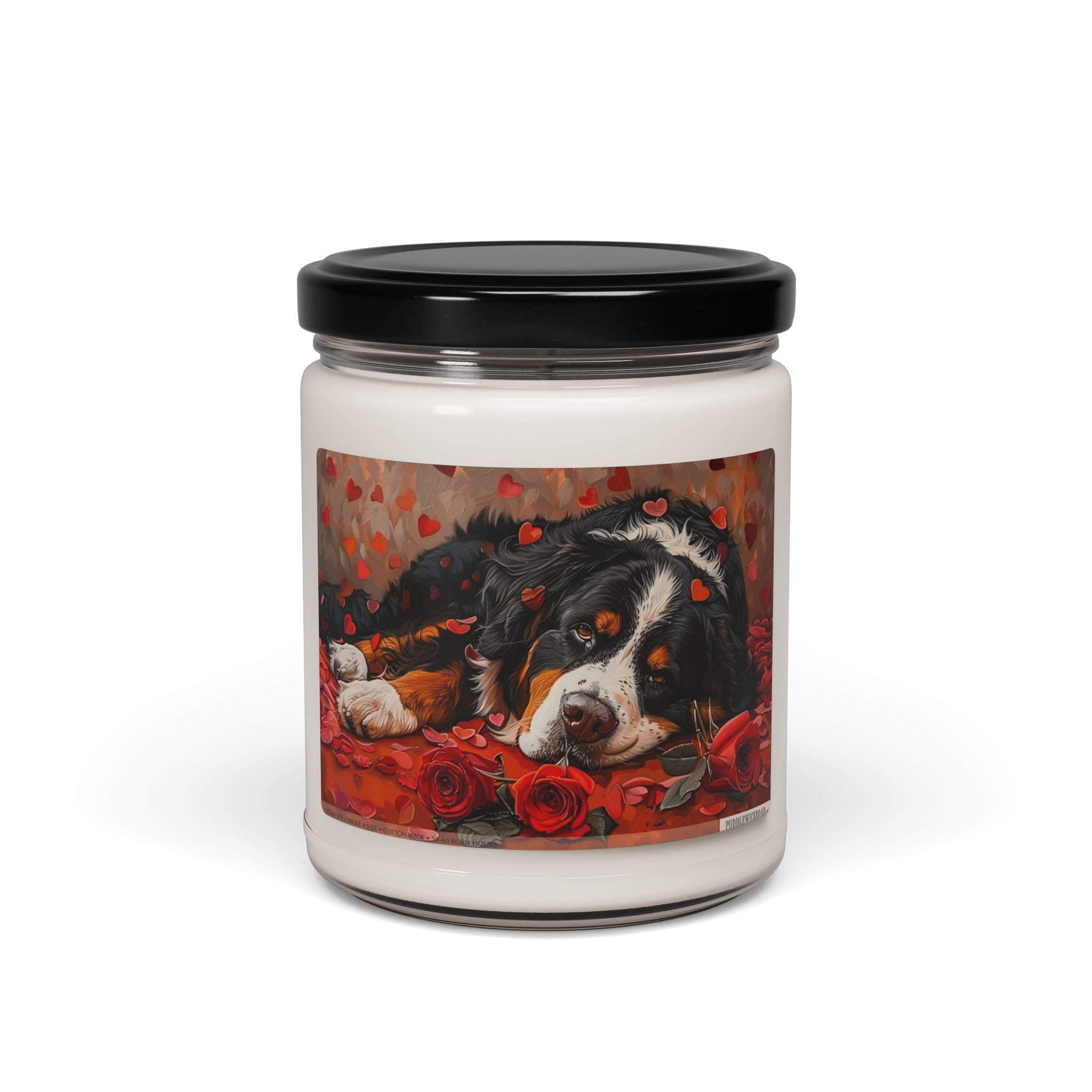 Cozy Bernese Mountain Dog Candle - Heartfelt Pet Lover Gift - Darwin & Rose