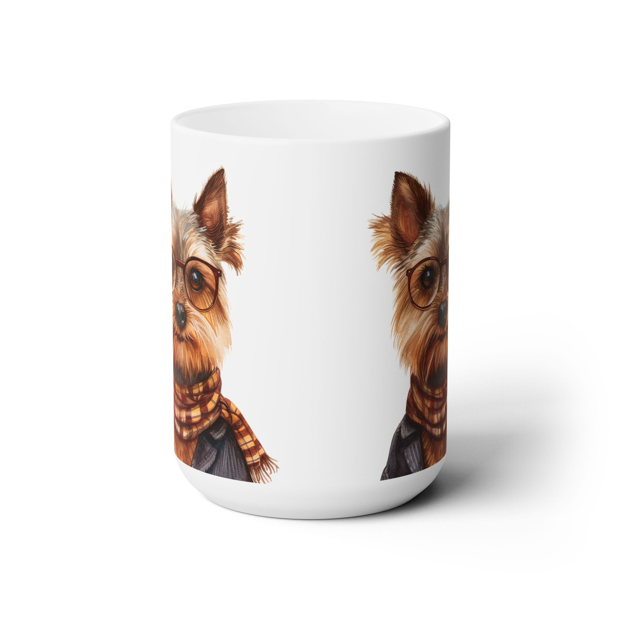 Chic Yorkie Coffee Mug - Yorkshire Terrier Lover Gift, Cute Dog Design - Darwin & Rose