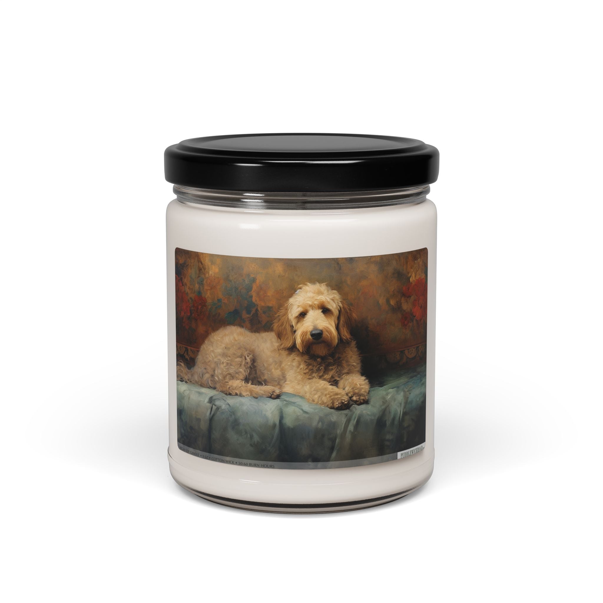 Goldendoodle Vintage Art Candle - Cozy Gift for Pet Lovers - Darwin & Rose