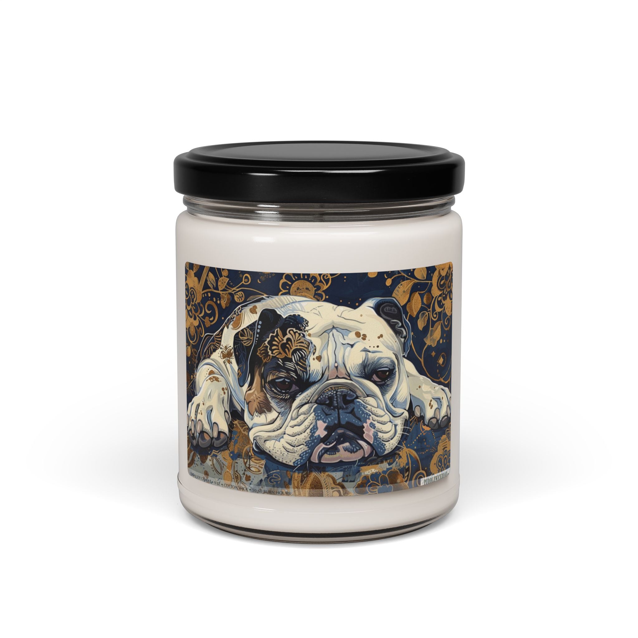 Bulldog Bliss Candle - Relaxation Gift for Pet Lovers - Darwin & Rose