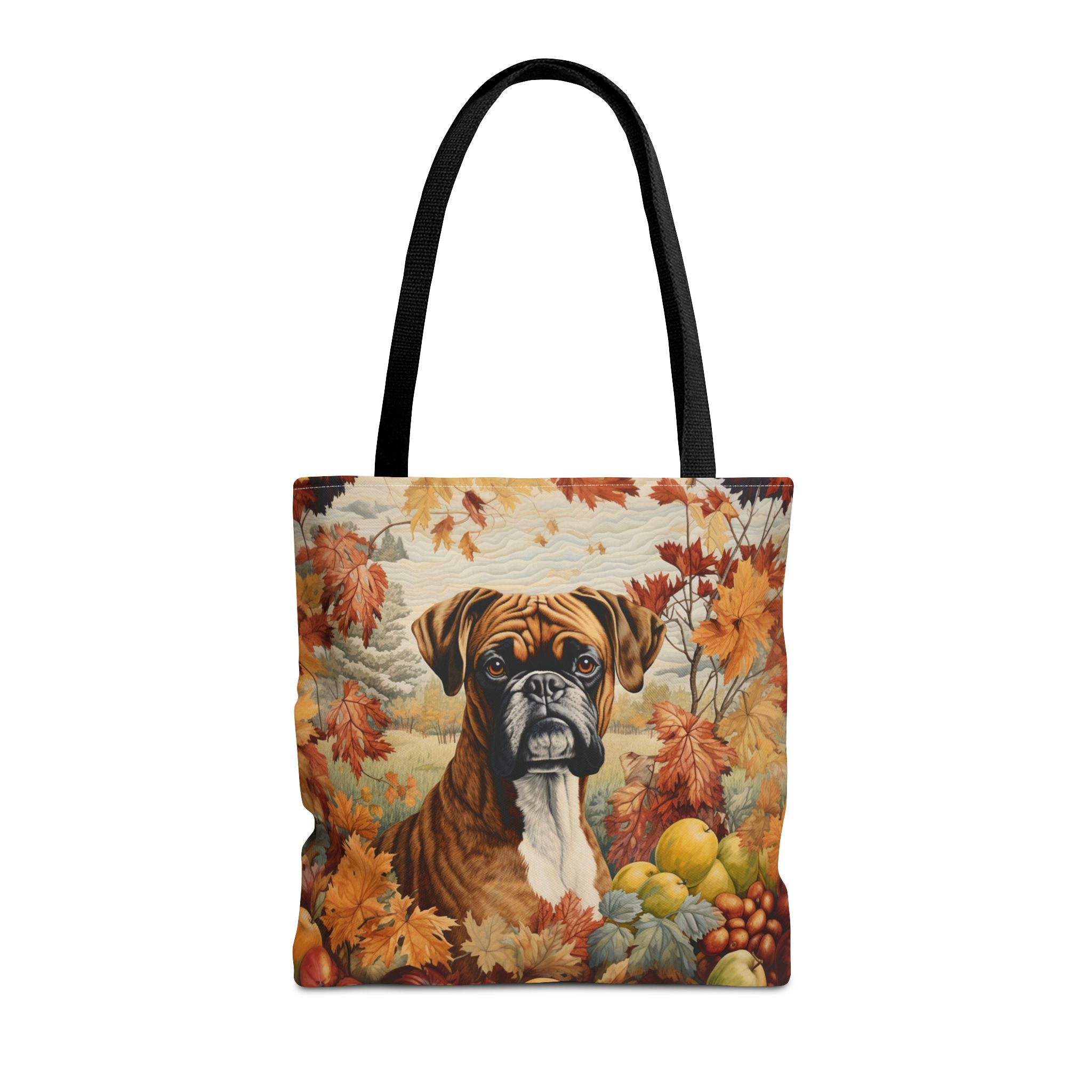 Boxer Autumn Harvest Tote Bag - Eco-Friendly Fall Accessory - Darwin & Rose