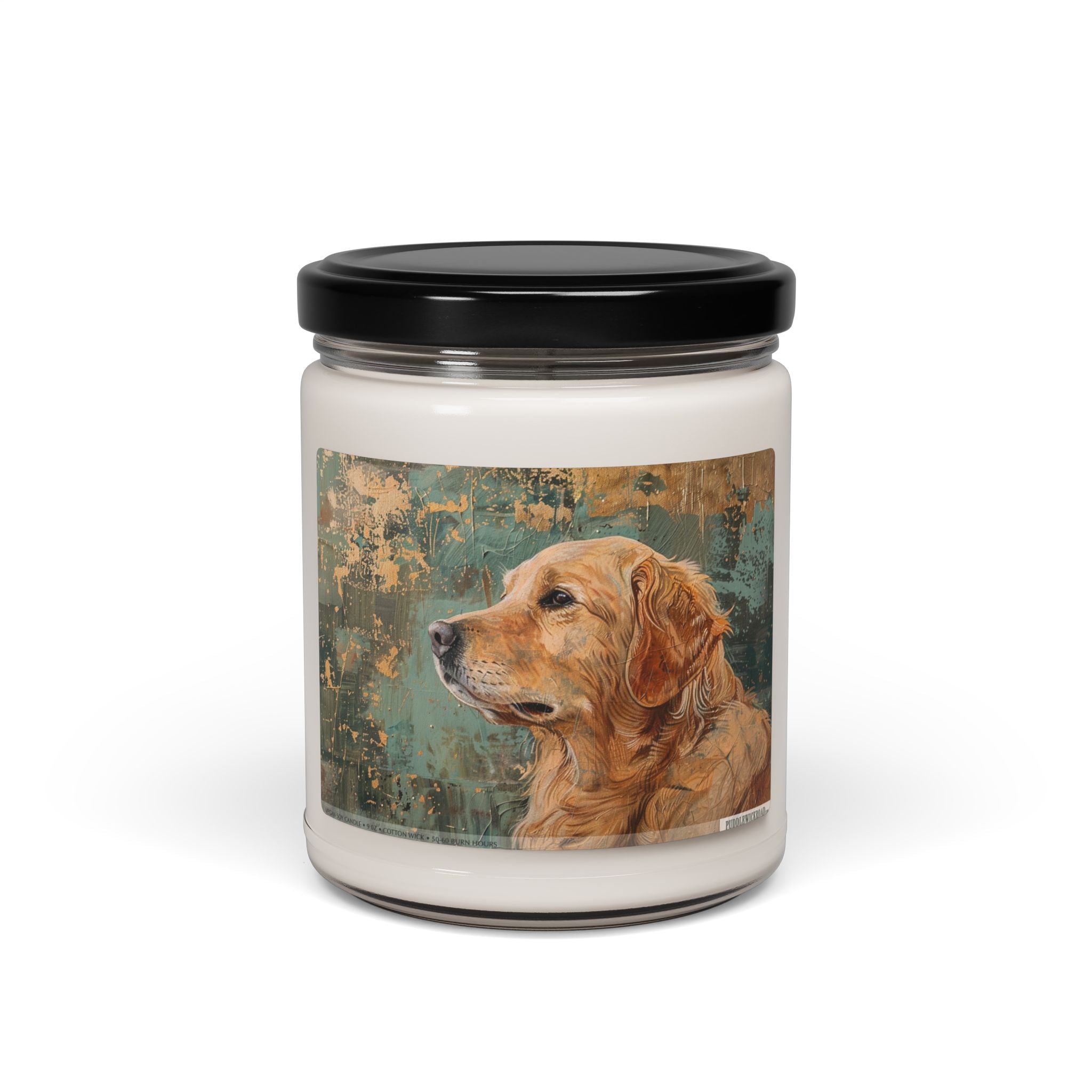 Golden Retriever Candle - Dog Lovers' Vintage Soy Gift Candle - Darwin & Rose