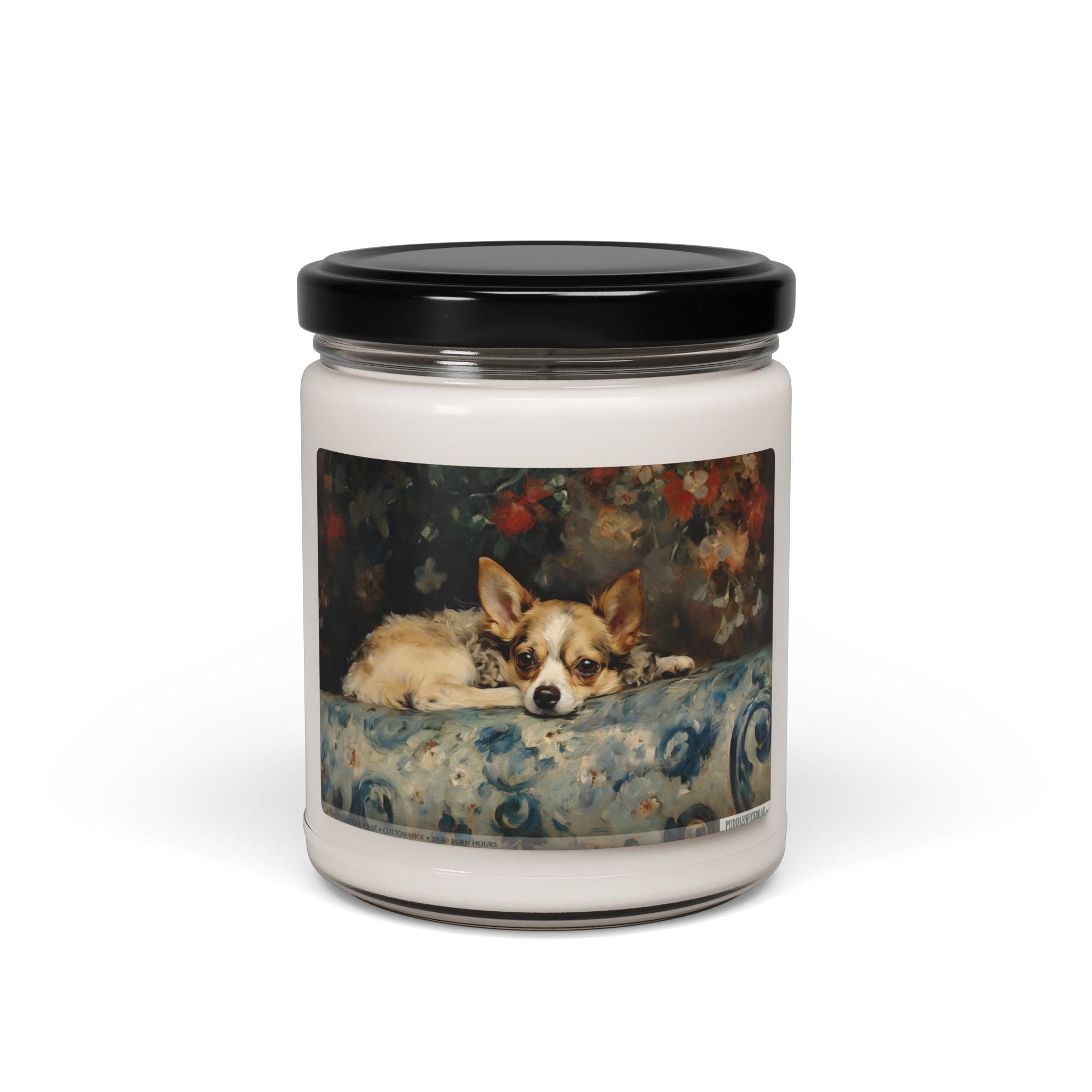 Chihuahua Charm Vintage Candle - Pet Lover Gift for Dog Dad - Darwin & Rose