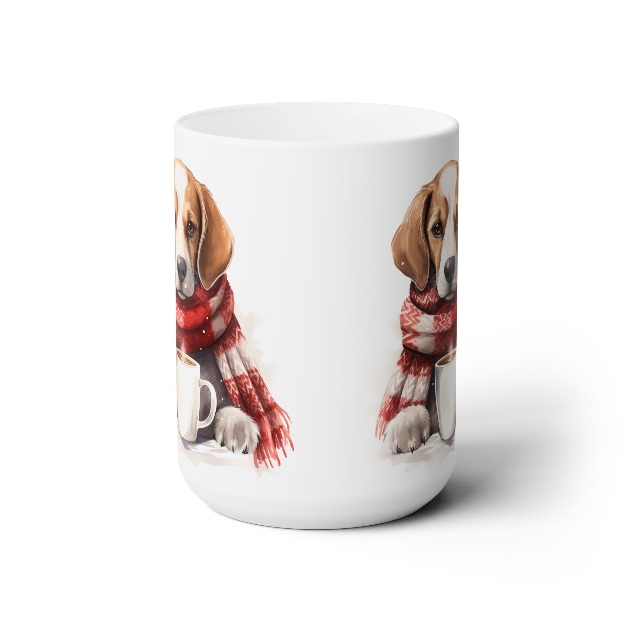 Beagle Cozy Winter Mug - Festive Dog Lover Gift Idea - Darwin & Rose