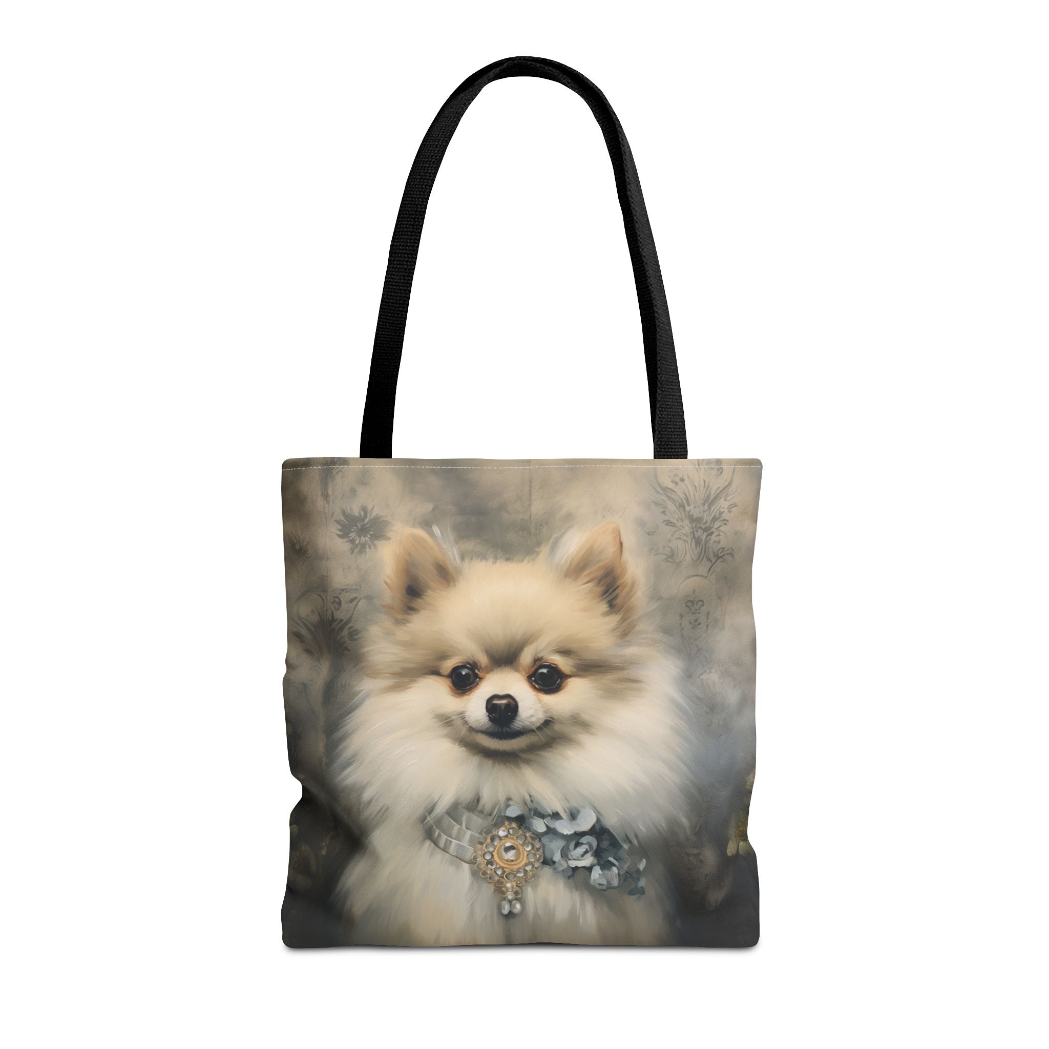 Pomeranian Elegance Tote Bag - Artful Canvas Bag for Dog Lovers - Darwin & Rose