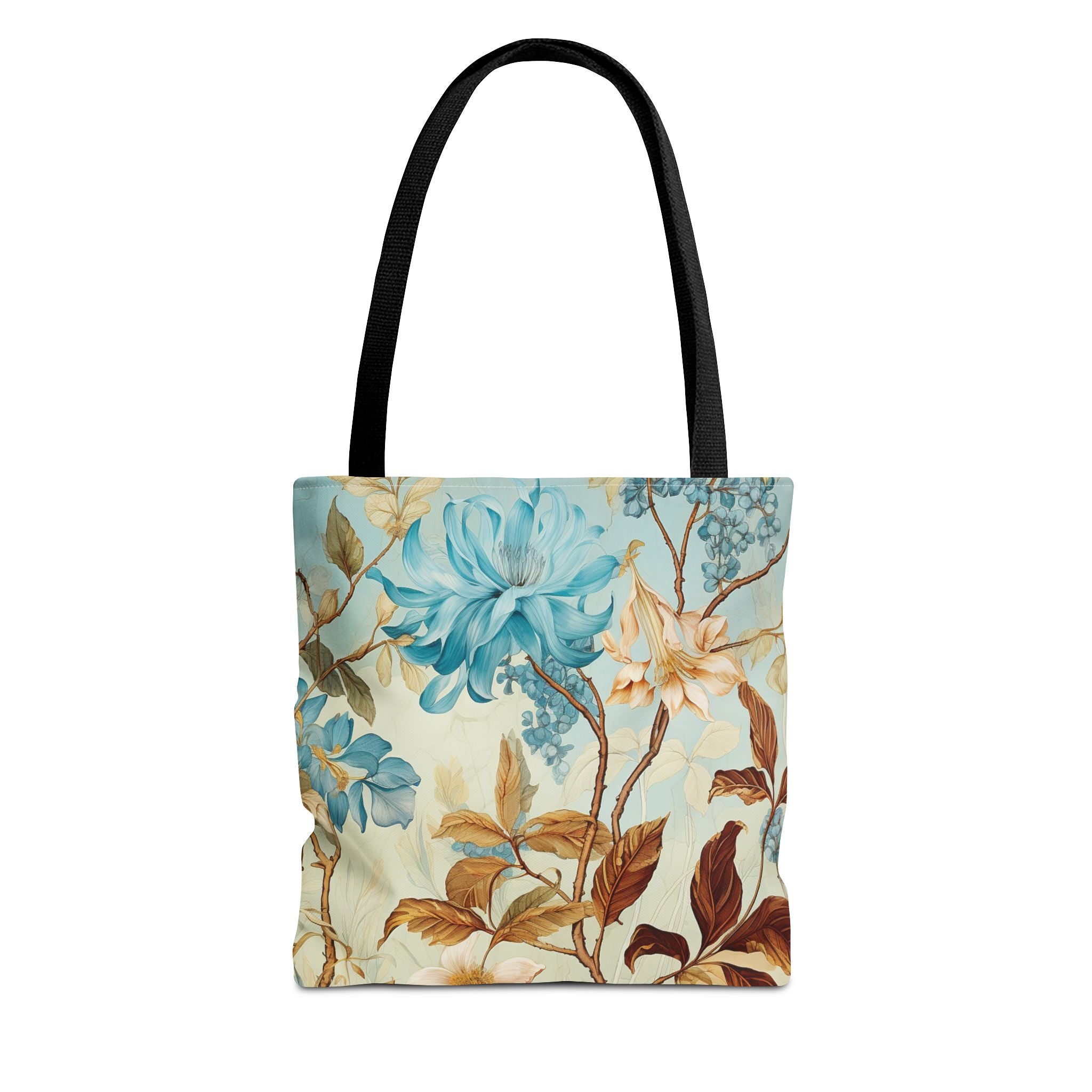Vintage Chic Floral Canvas Tote Bag, Eco-Friendly Reusable Bag - Darwin & Rose