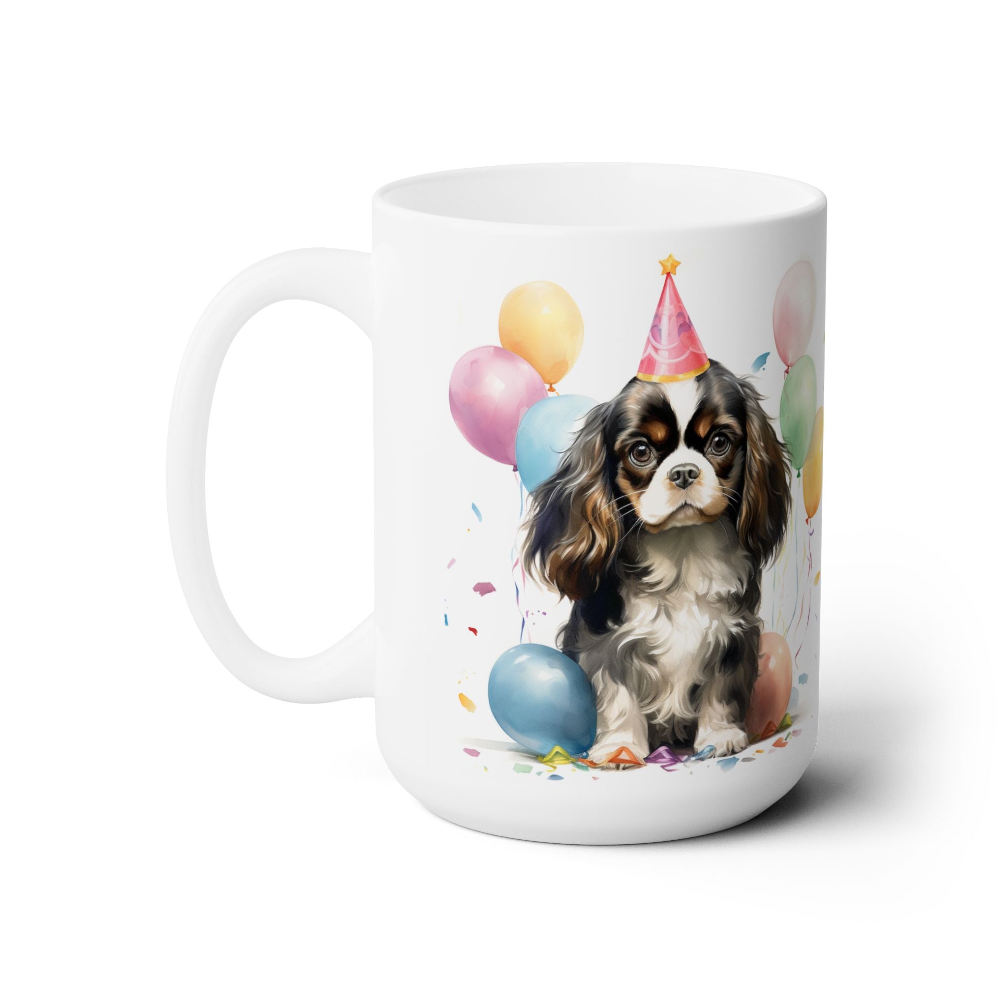 Cavalier King Charles Birthday Mug - Cute Party Dog Design - Darwin & Rose