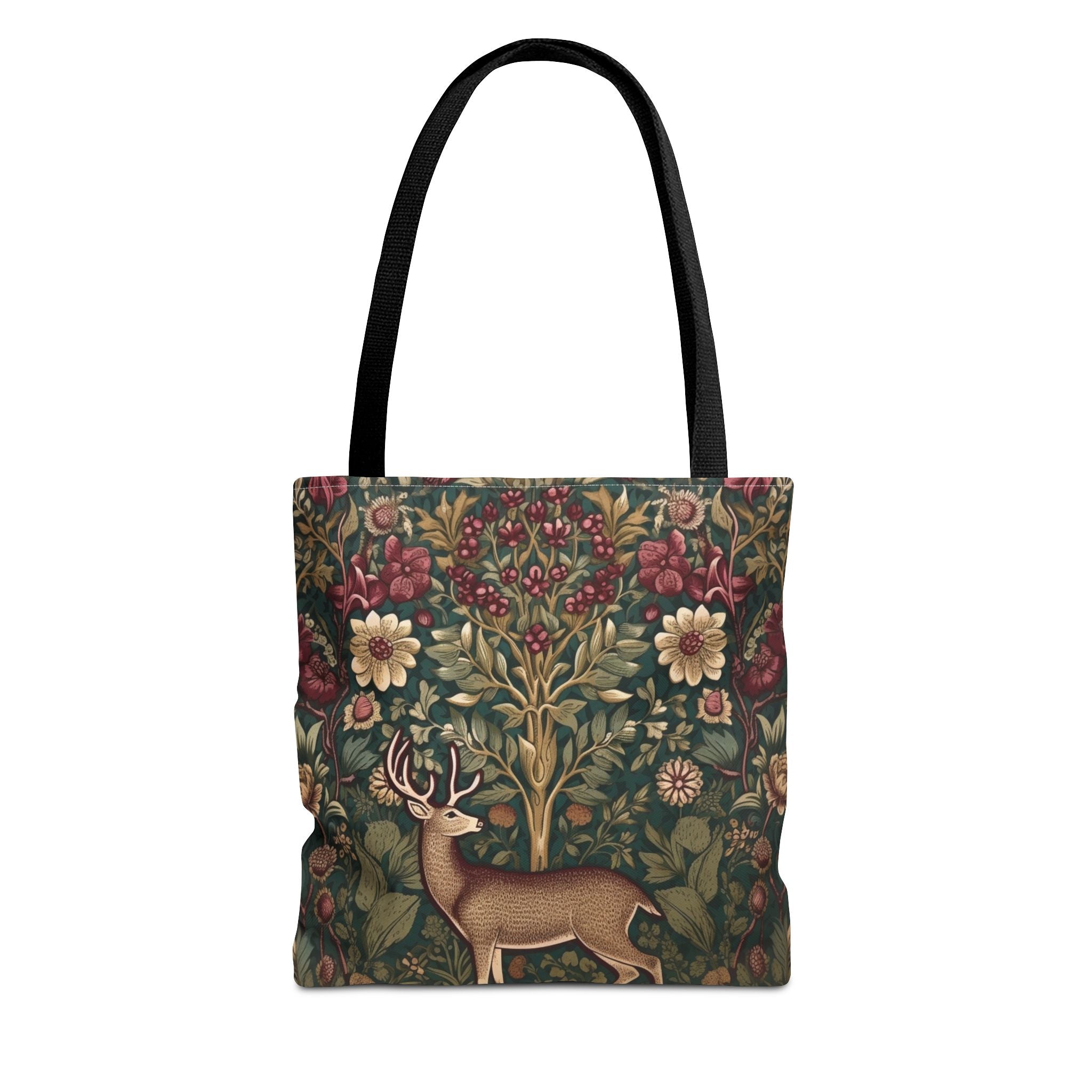 Elegant Forest Stag Canvas Tote Bag, Eco-Friendly Gift for Nature Lovers - Darwin & Rose