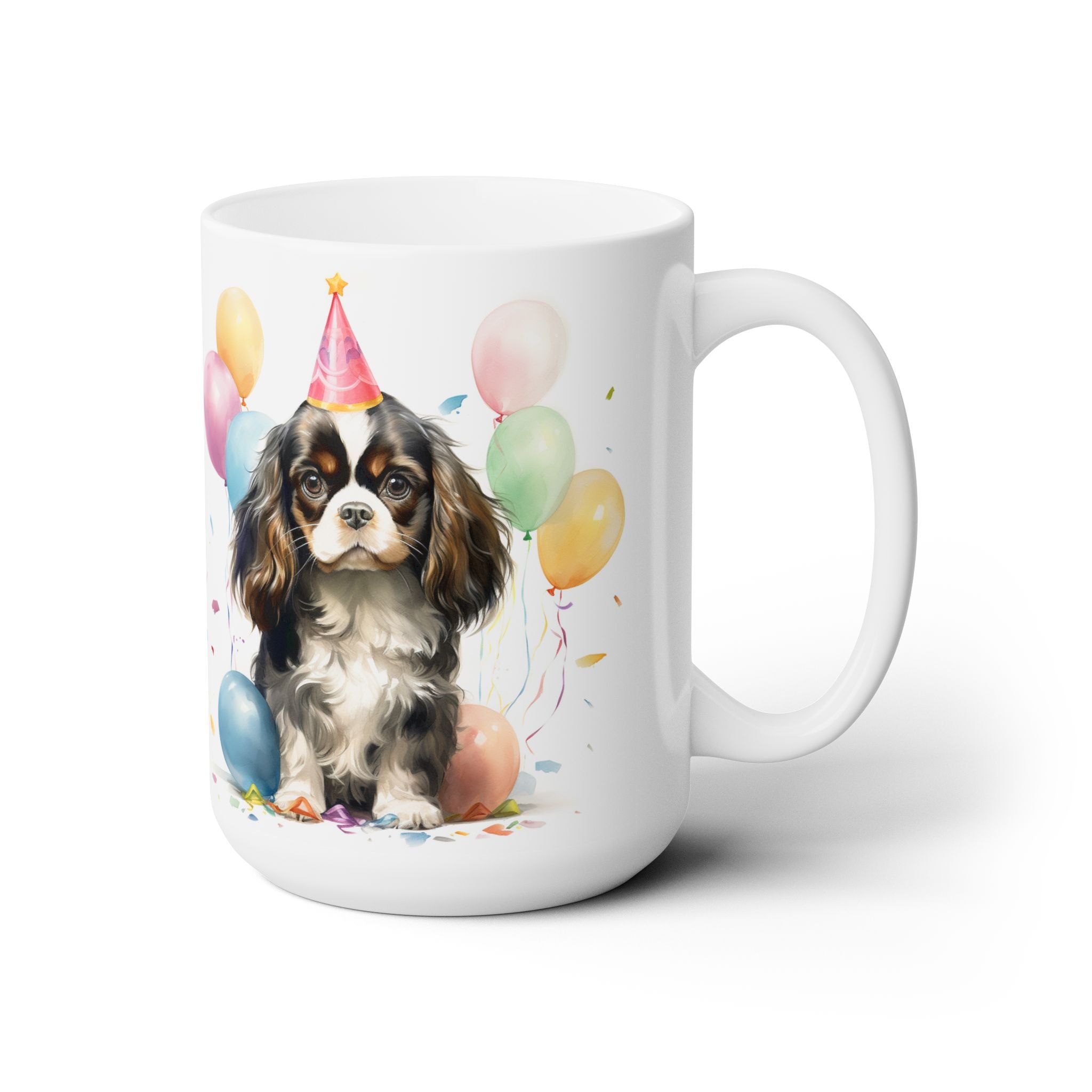 Cavalier King Charles Birthday Mug - Cute Party Dog Design - Darwin & Rose