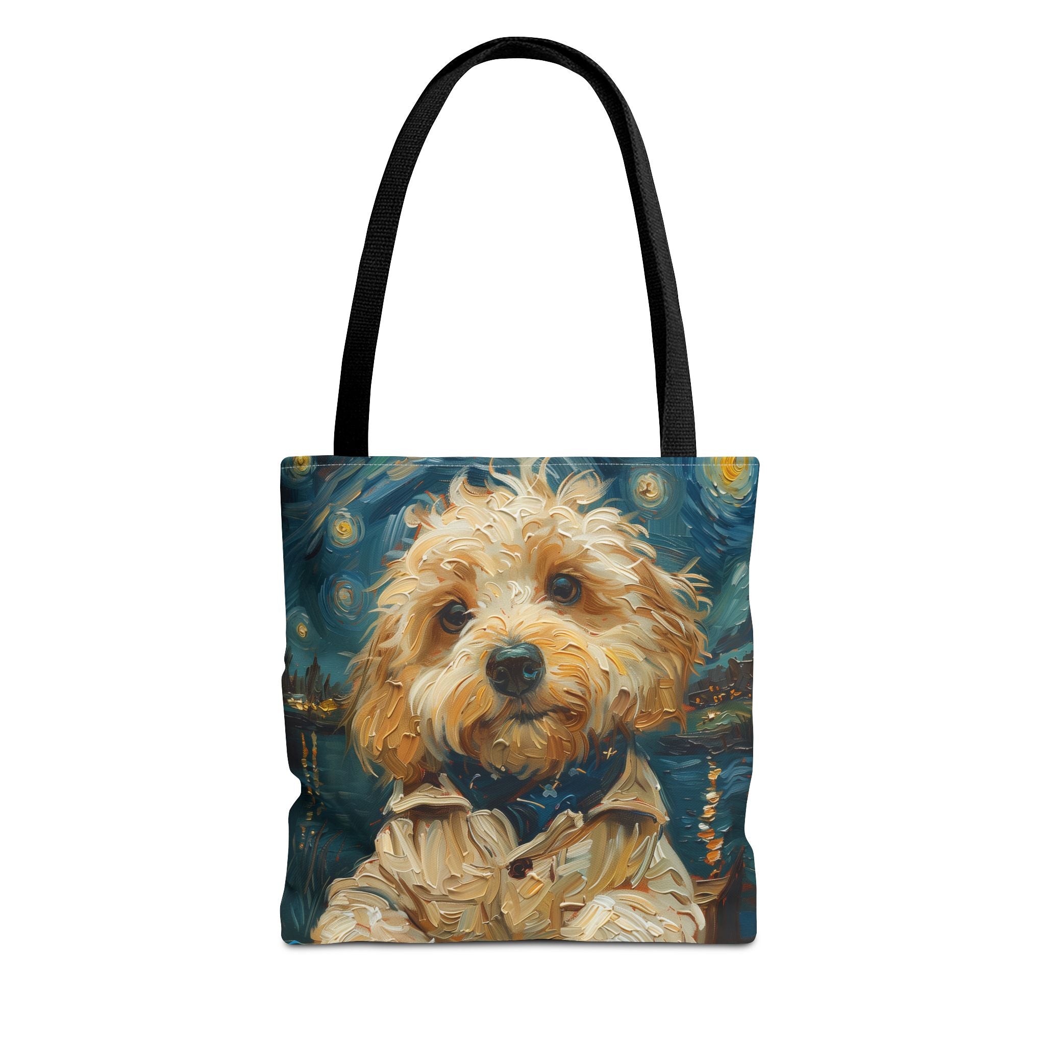 Golden Doodle Starry Night Tote Bag, Artistic Eco-Friendly Gift - Darwin & Rose
