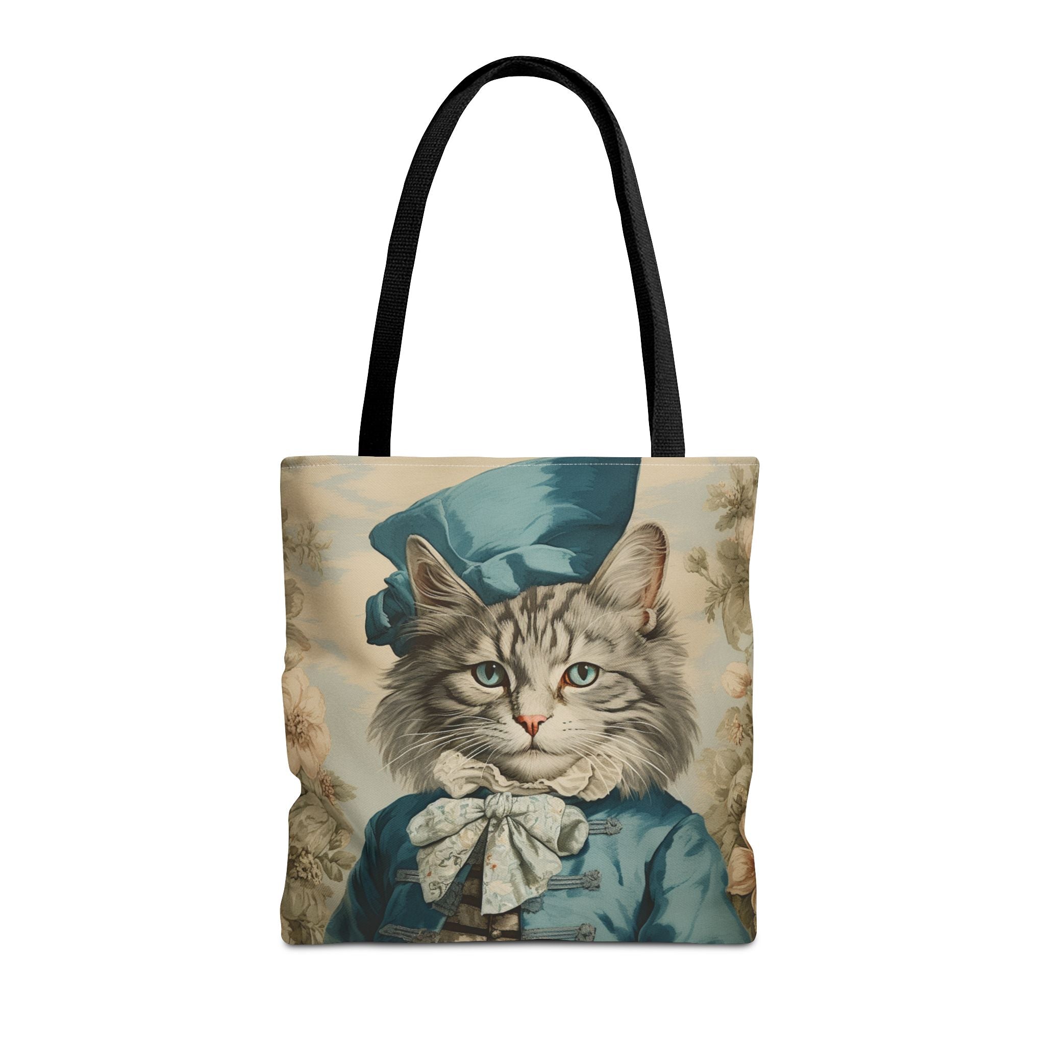 Dapper Cat Blue Regal Tote Bag - Eco-Friendly & Stylish Gift - Darwin & Rose