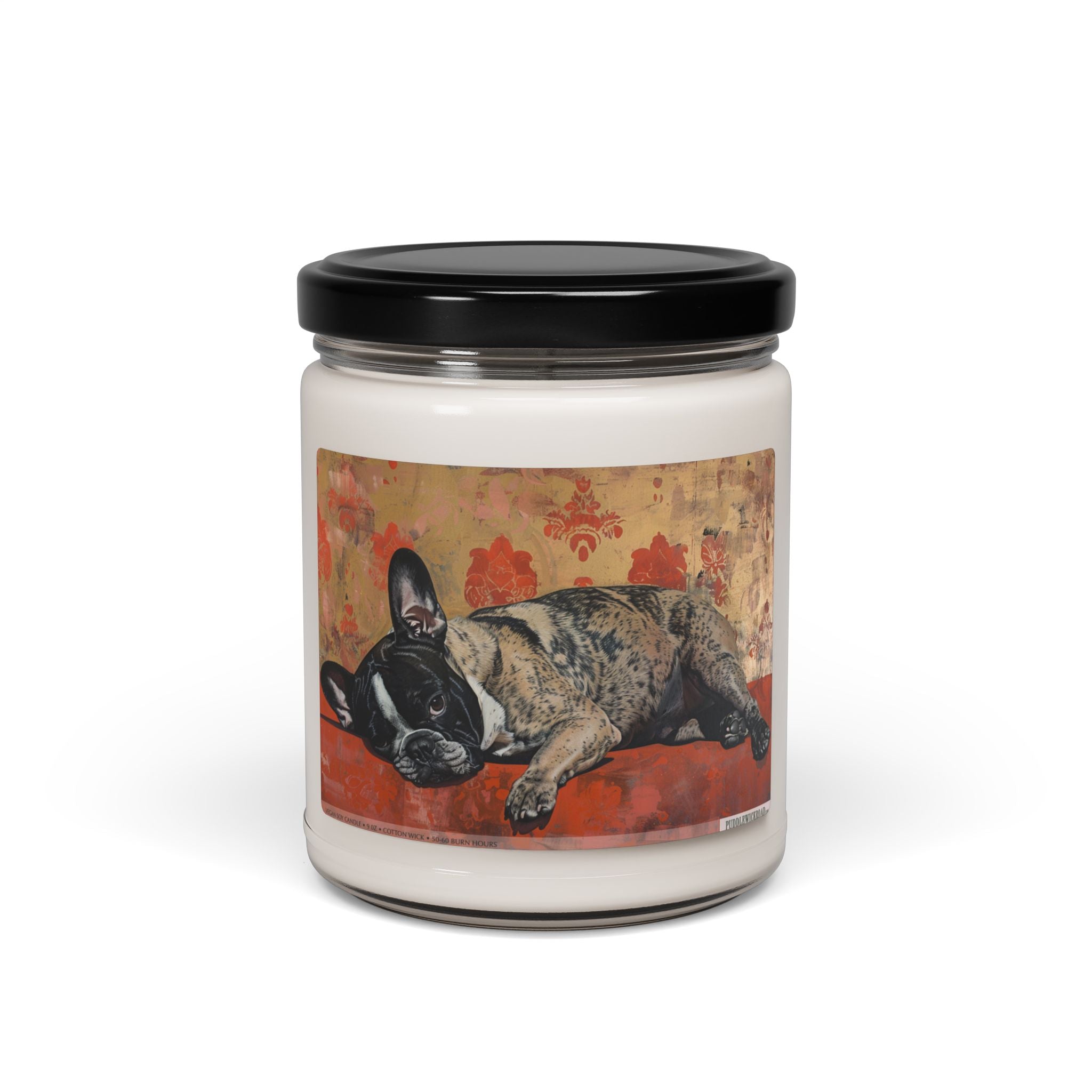 Frenchie Bliss Artisan Soy Candle for Dog Lovers - Darwin & Rose