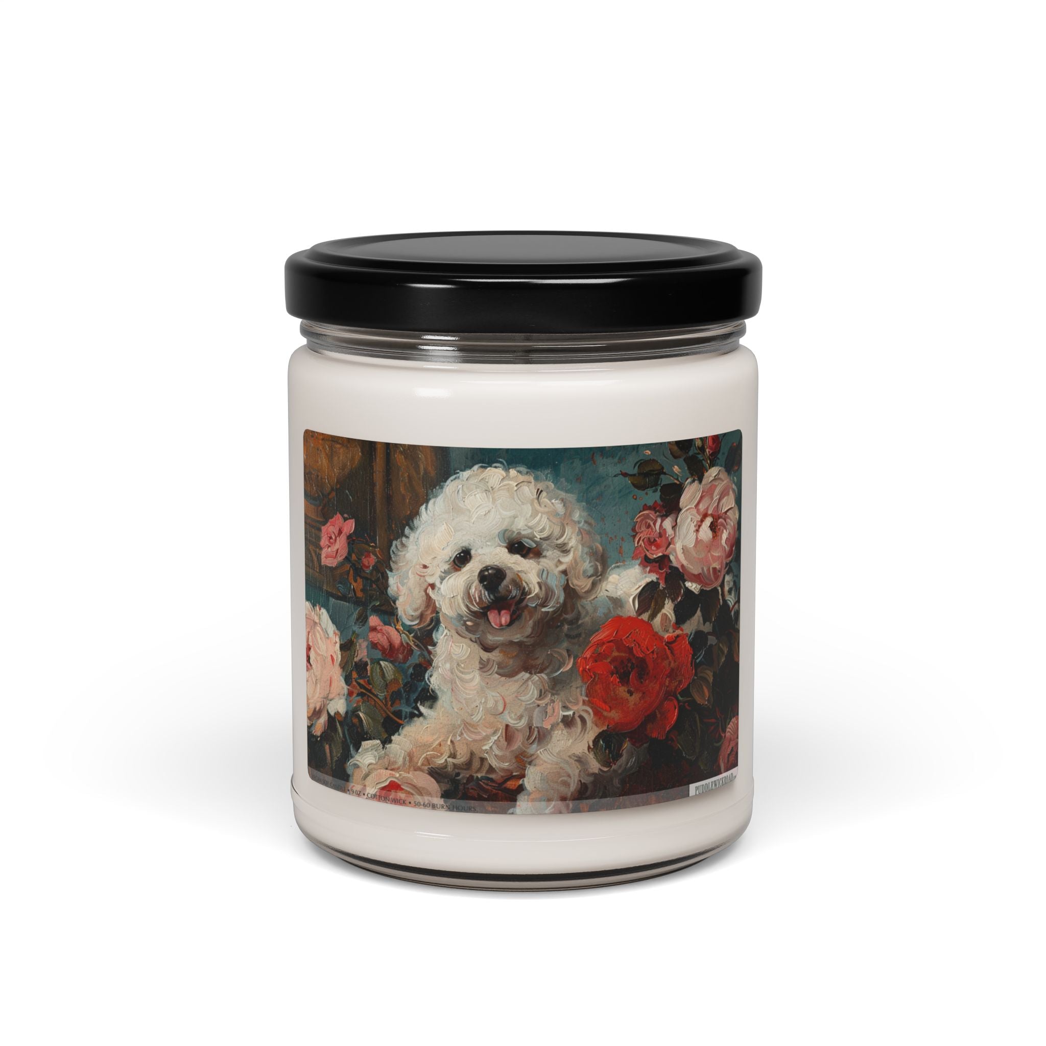 Adorable Bichon Frise Candle - Vintage Pet Lover Gift - Darwin & Rose