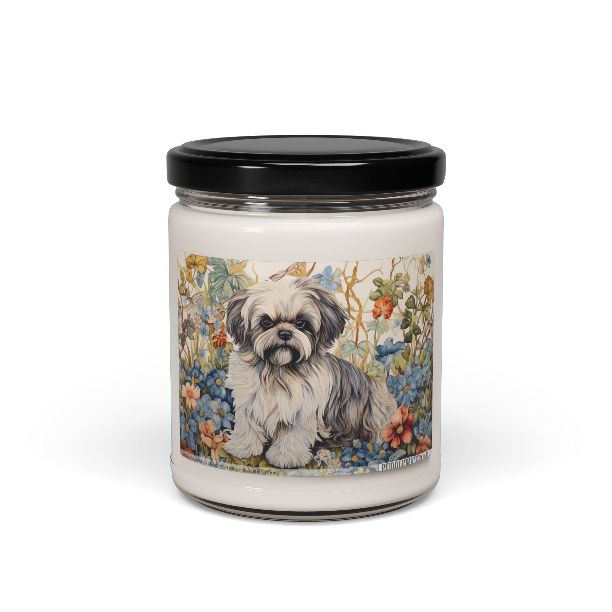 Charming Shih Tzu Candle - Soy Wax Dog Lover Gift - Darwin & Rose