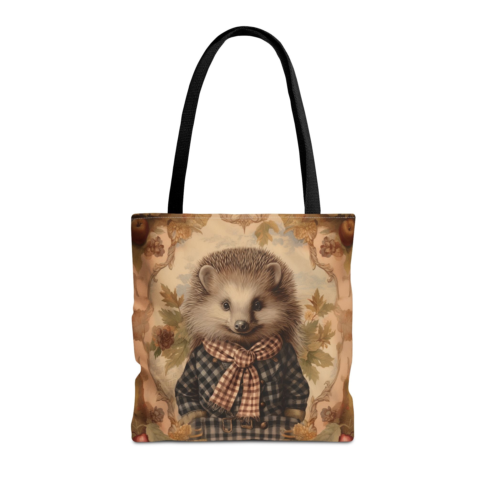 Charming Hedgehog Fall Tote Bag - Eco-Friendly Thanksgiving Market Bag - Darwin & Rose