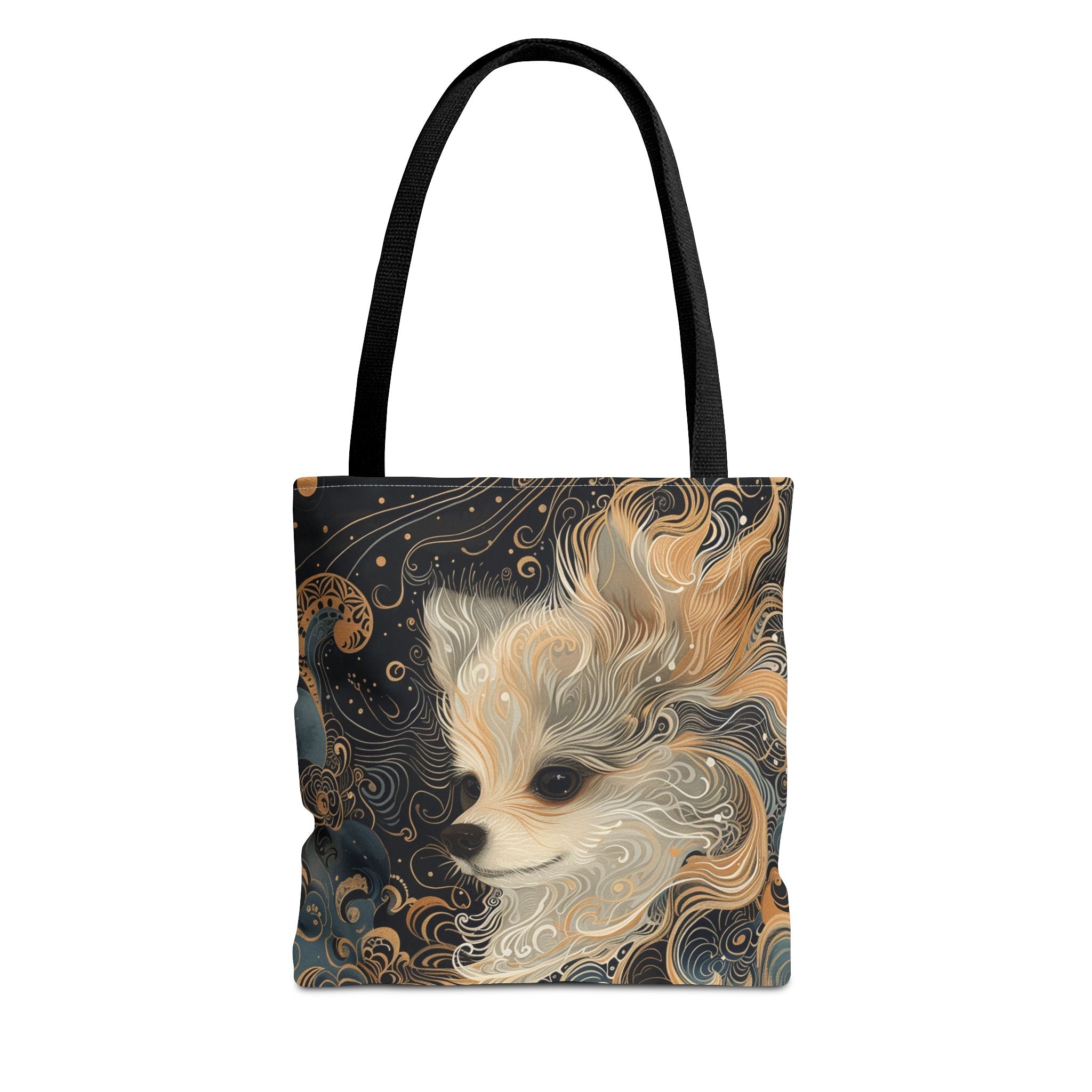 Enchanted Pomeranian Tote Bag - Celestial Art for Dog Lovers - Darwin & Rose