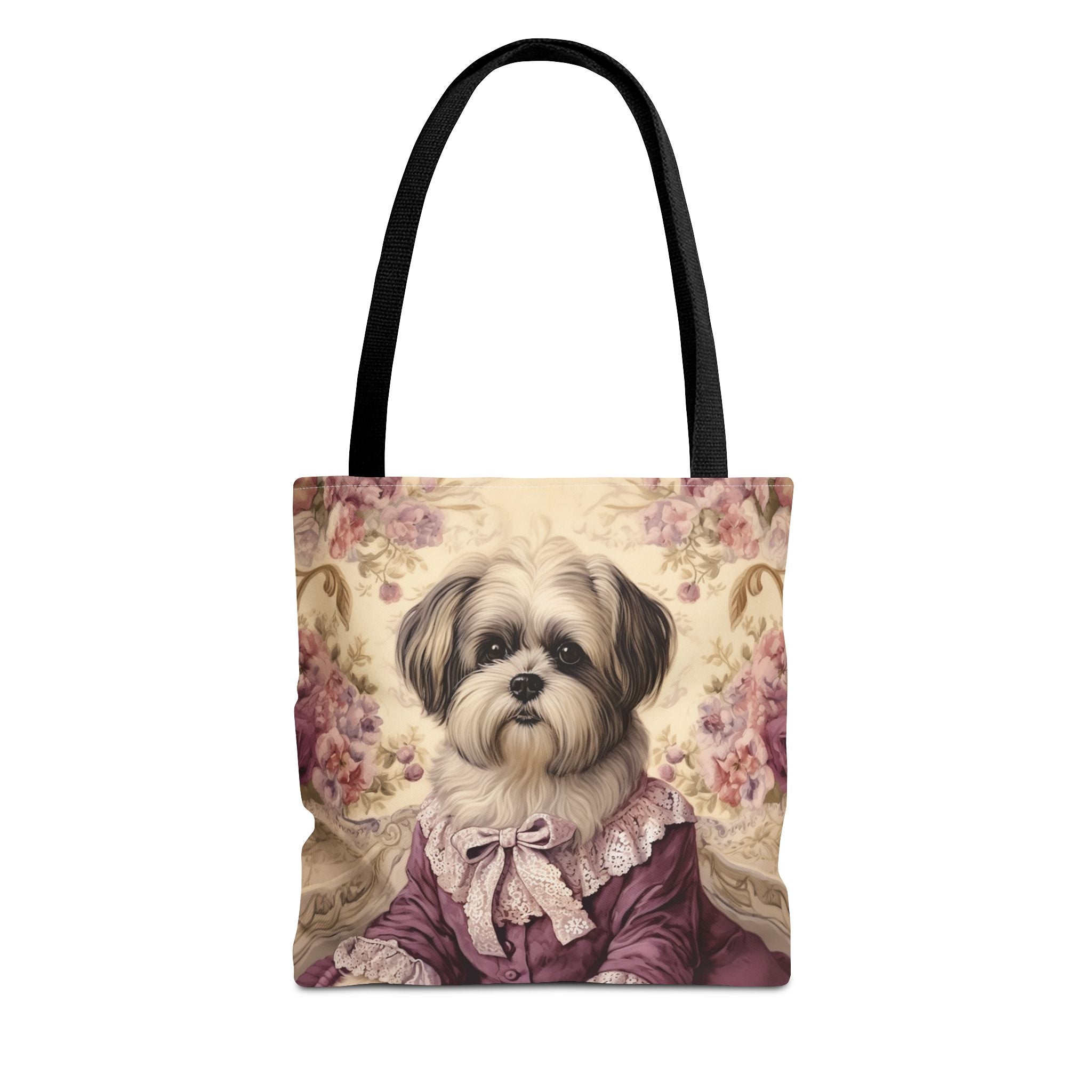 Regal Shih Tzu Victorian Canvas Tote Bag, Dog Lover's Gift Idea - Darwin & Rose