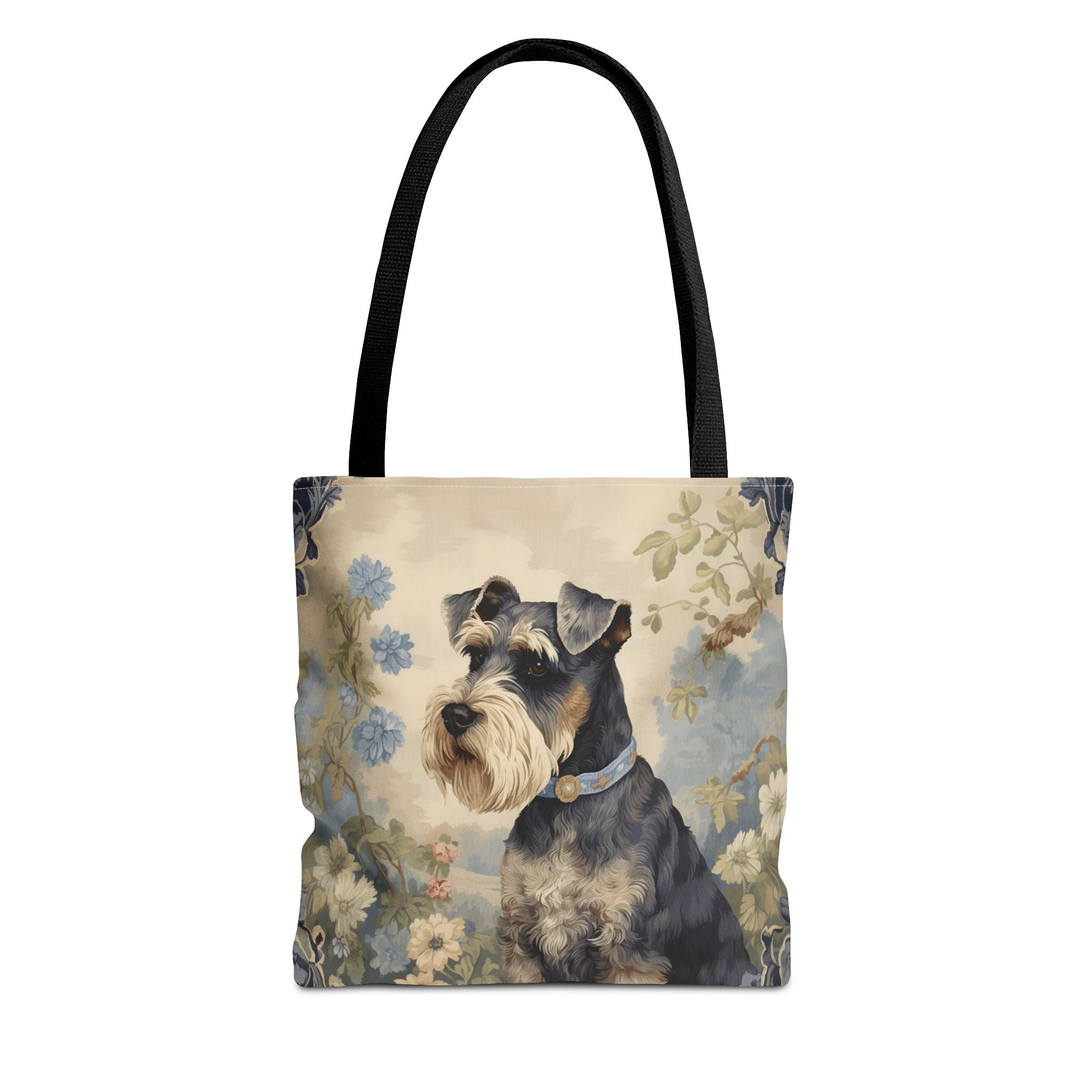 Mini Schnauzer Floral Elegance Tote Bag, Stylish Eco-Friendly Gift - Darwin & Rose