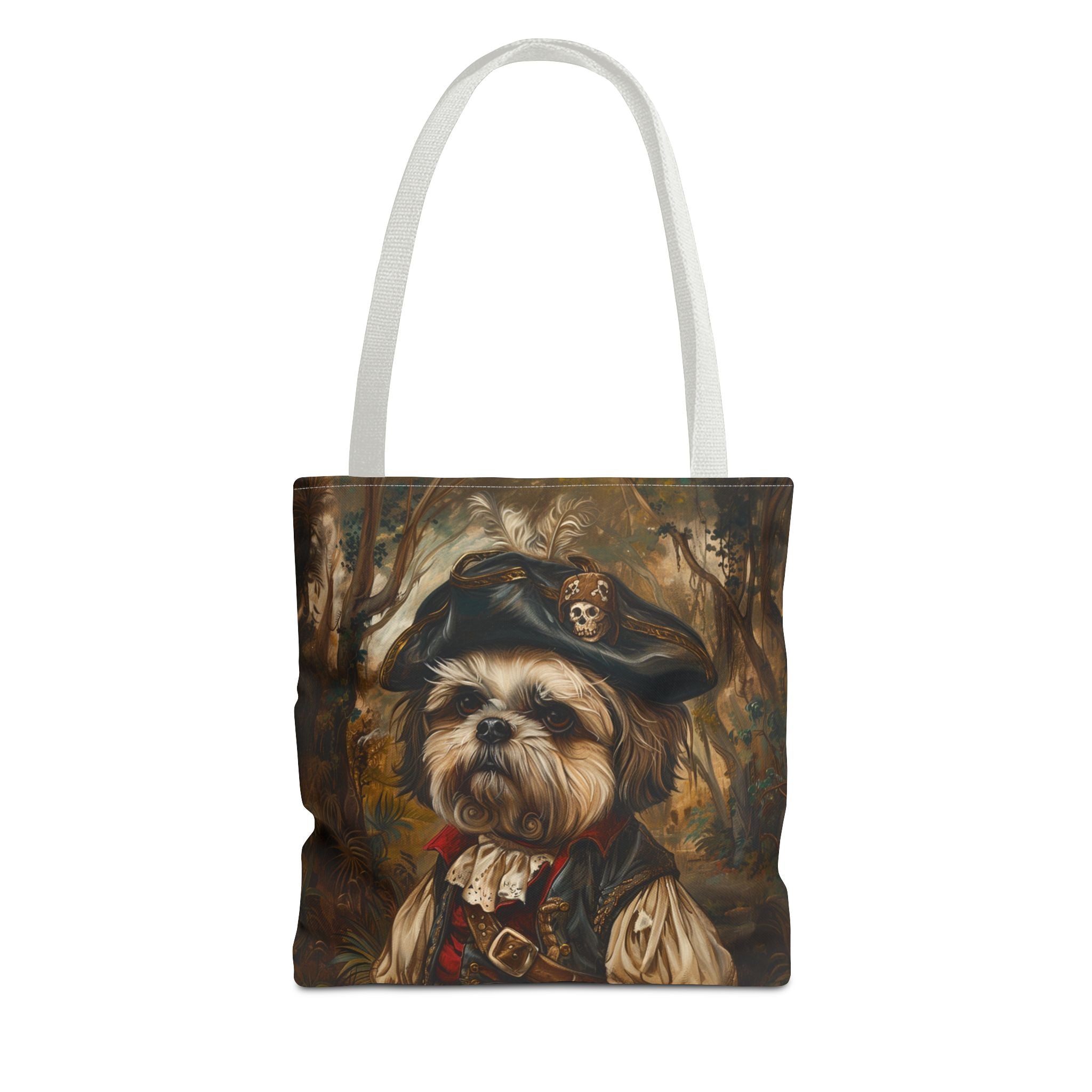 Shih Tzu Pirate Tote Bag, Eco-Friendly Canvas for Dog Lovers - Darwin & Rose