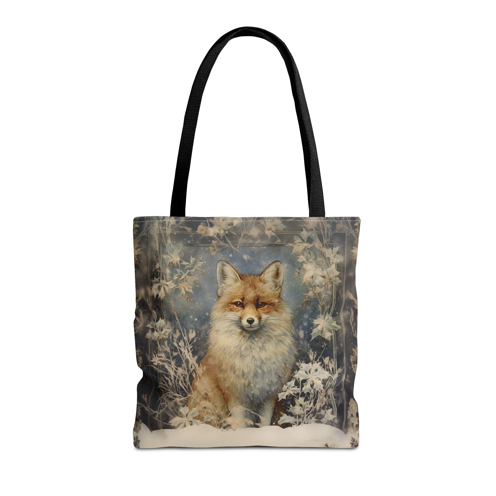 Winter Fox Rustic Snowy Tote Bag - Eco-Friendly & Perfect Gift for Nature Lovers - Darwin & Rose