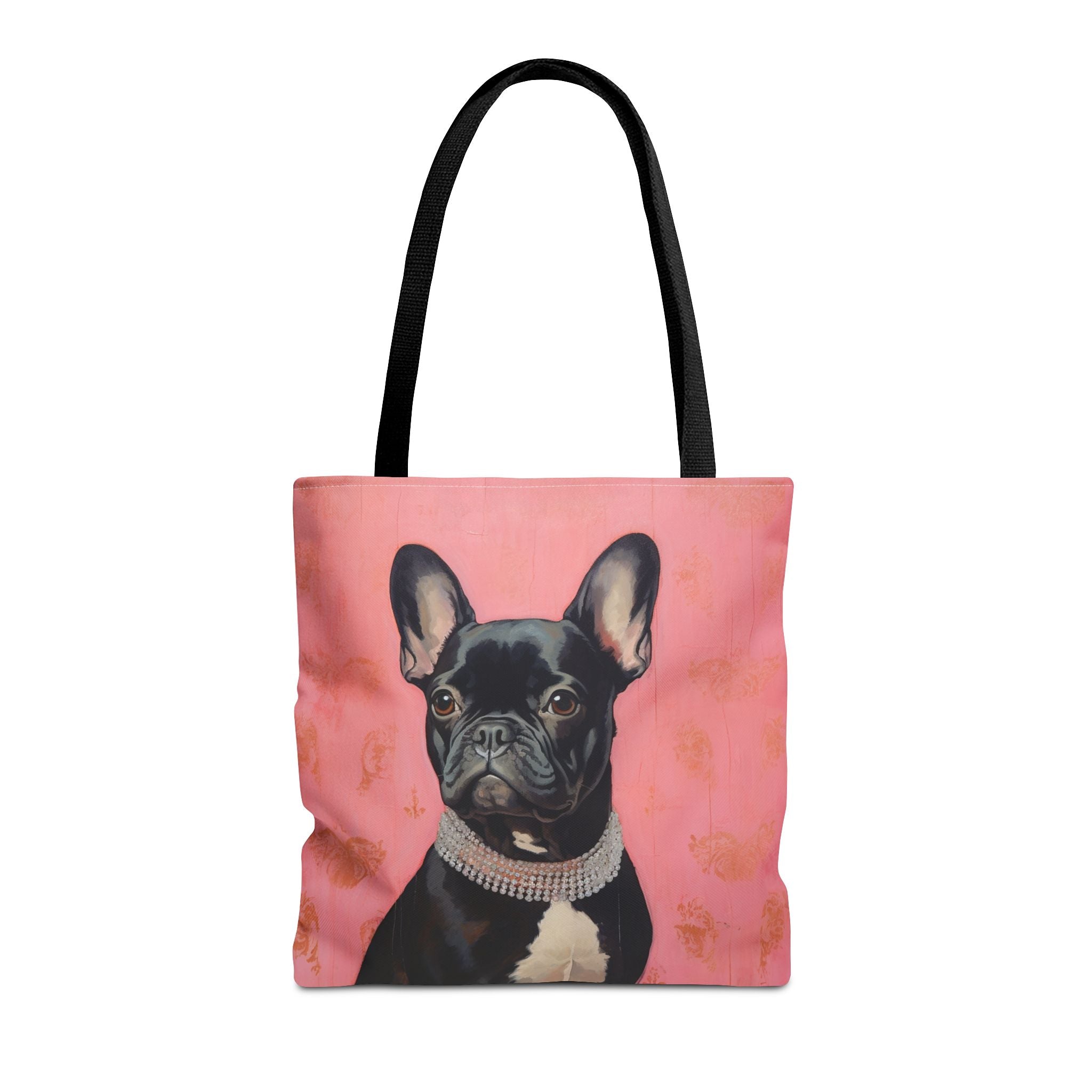 Frenchie Chic Canvas Tote Bag - Glamorous & Eco-Friendly Design - Darwin & Rose