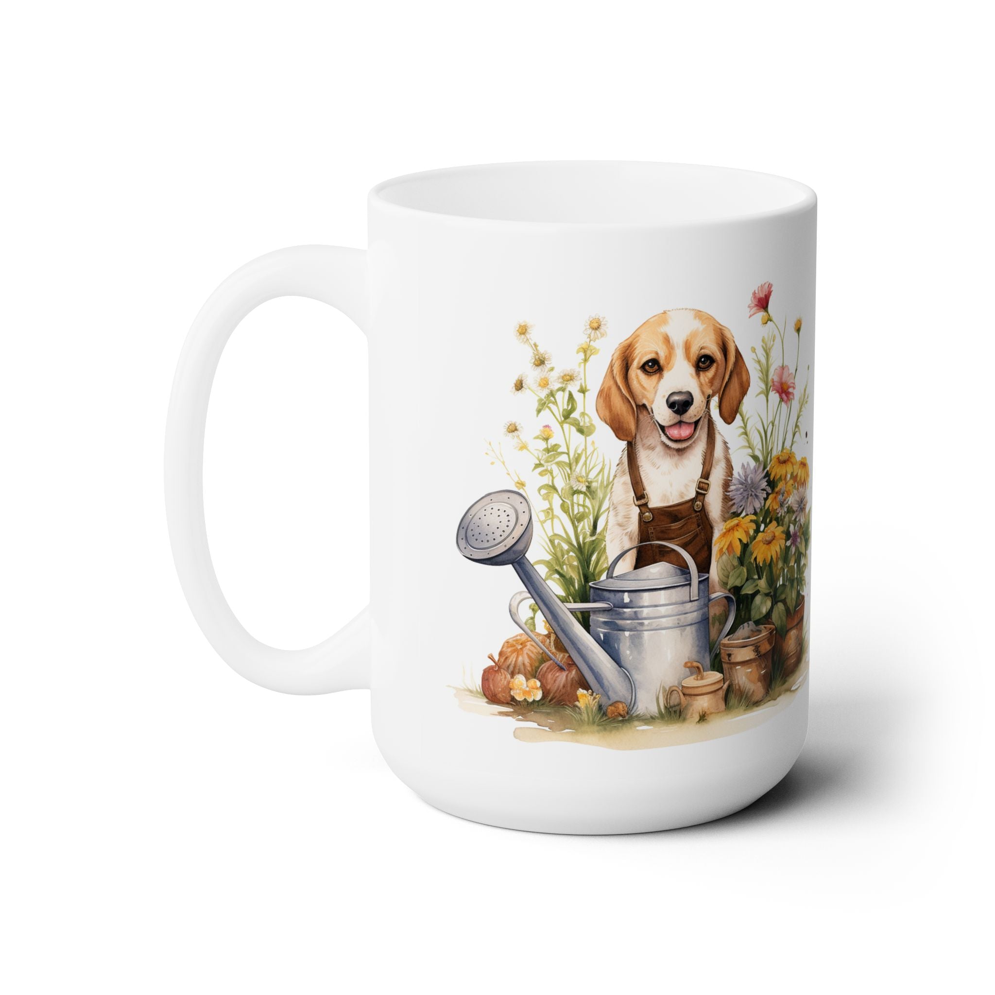 Beagle Gardener Mug - Cute Dog Coffee Cup for Dog Lovers - Darwin & Rose