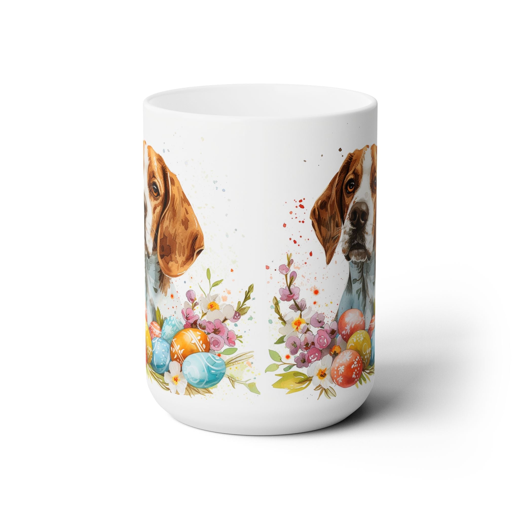 Beagle Easter Celebration Coffee Mug - Cute Spring Dog Lover Gift - Darwin & Rose