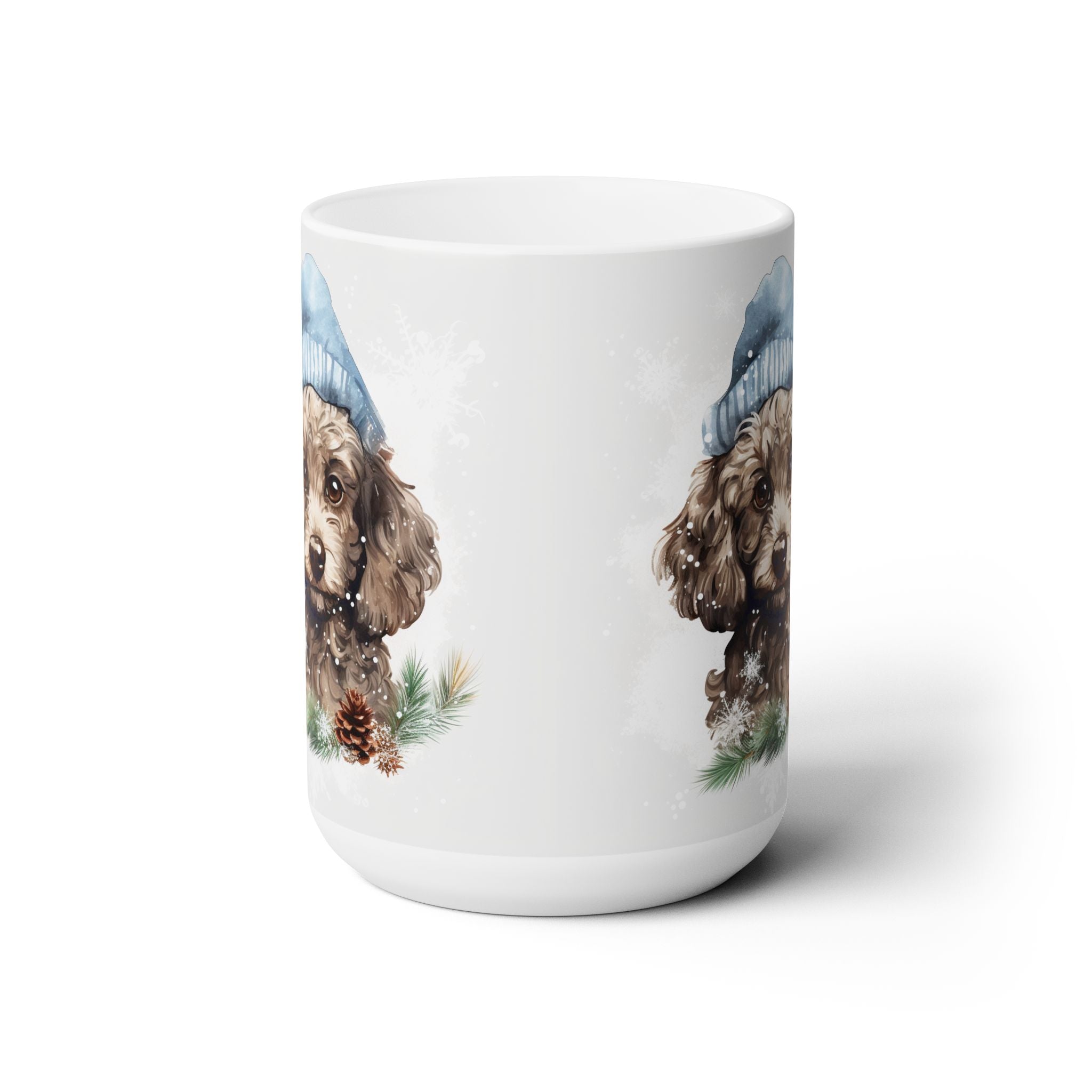 Poodle Winter Wonderland Mug - Cozy Coffee Gift for Dog Lovers - Darwin & Rose
