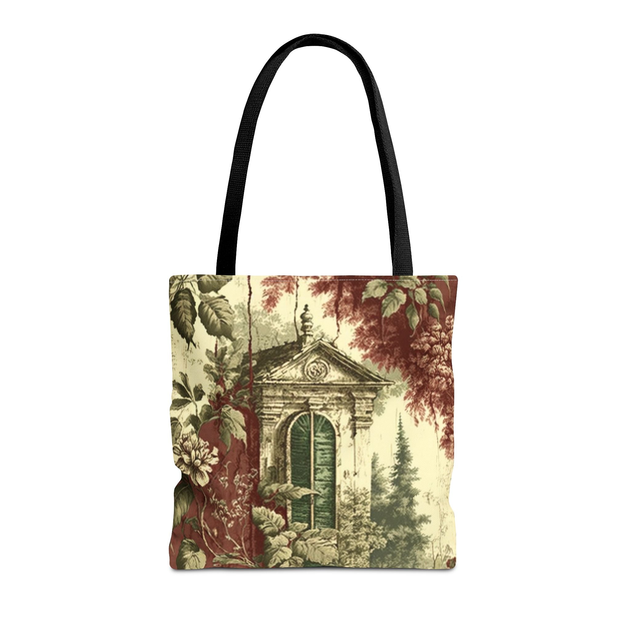 Vintage Botanical Garden Tote Bag, Elegant Shopping Companion - Darwin & Rose